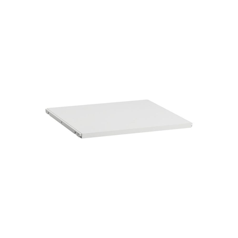 Elfa Click-In Melamine Shelf - 45cm Width x 40cm Depth - White - Perfect for Kitchen Pantry, Bathroom Storage & Closet Organization