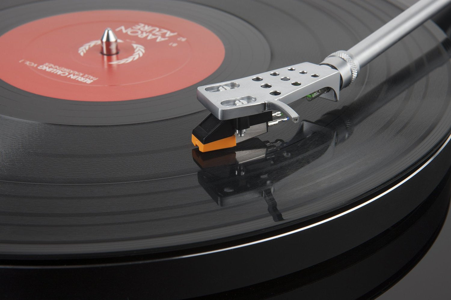 Lenco L-175 Professional Belt-Drive Turntable with Adjustable Tonearm & Built-in Preamp - Perfect for Vinyl Record Playback, DJing & Home Audio Setups