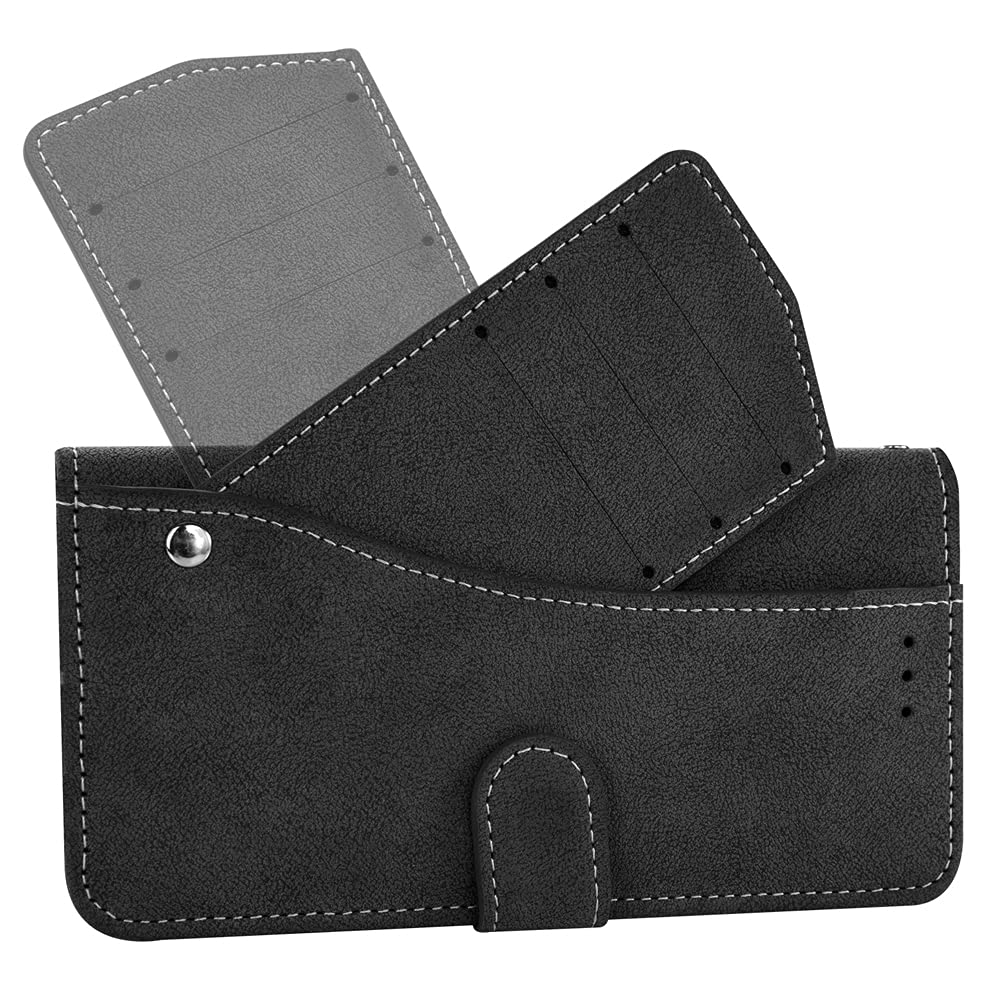 **Asuwish OnePlus 9 Pro 5G Wallet Case with Card Holder & Stand | Tempered Glass Screen Protector | Flip Cover Phone Case for Women & Men (Black) – Perfect for Work, Travel, and Everyday Use**