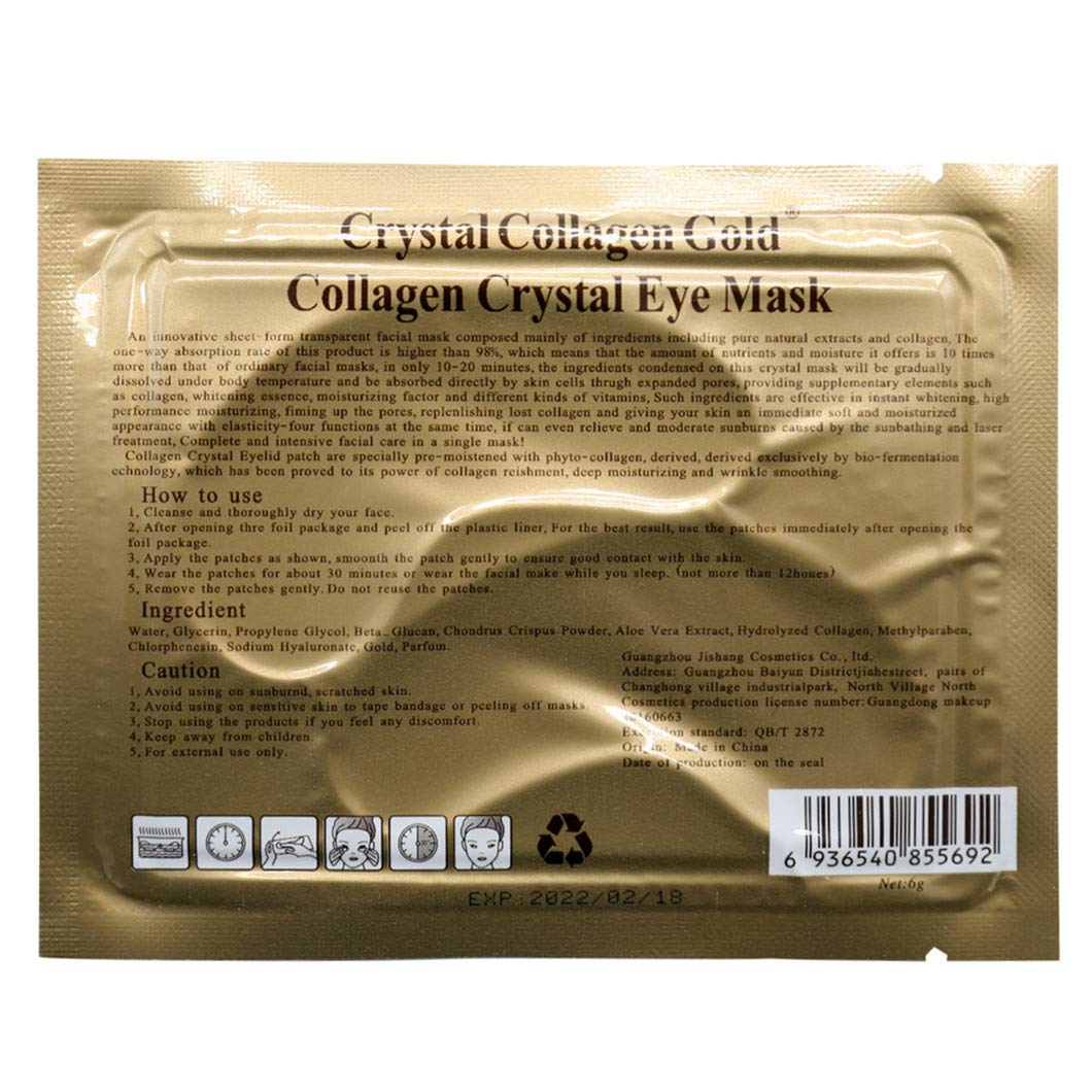 Collagen Under Eye Patches - 30 Pairs Anti-Aging Eye Mask for Puffy Eyes & Dark Circles, Hydrating Gel Eye Pads for Wrinkles & Fine Lines | Perfect for Morning Skincare Routine & Travel Beauty Essentials