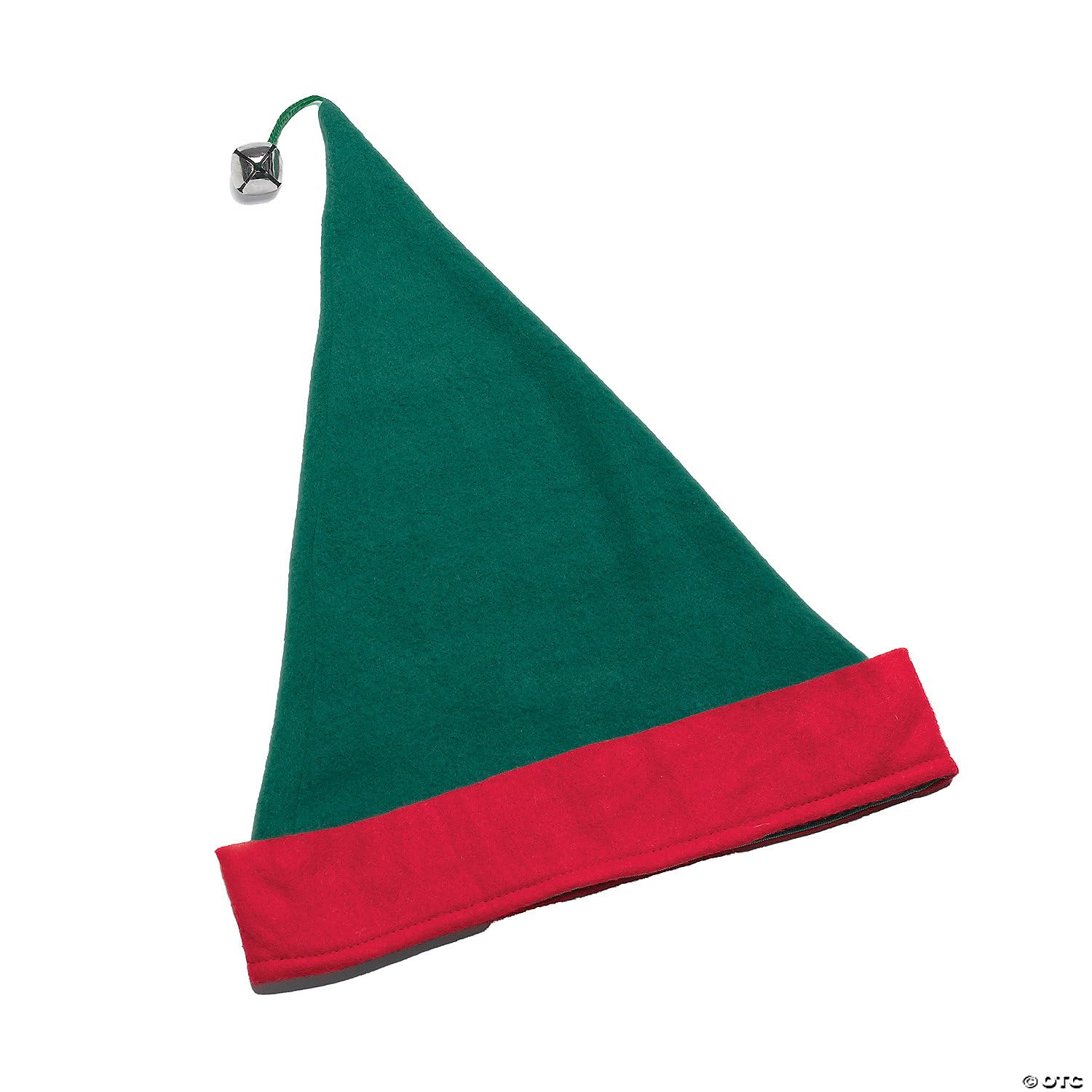 Elf Hat Green Red Felt - Christmas Costume Party Accessory