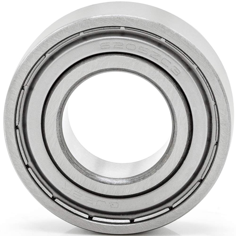 2-Pack 6205-ZZ Deep Groove Radial Ball Bearings 25x52x15mm (IDxODxWidth) Double Metal Shield C3 Clearance - High Speed, Low Noise for Electric Motors, Power Tools, Industrial Machinery & Automotive Applications