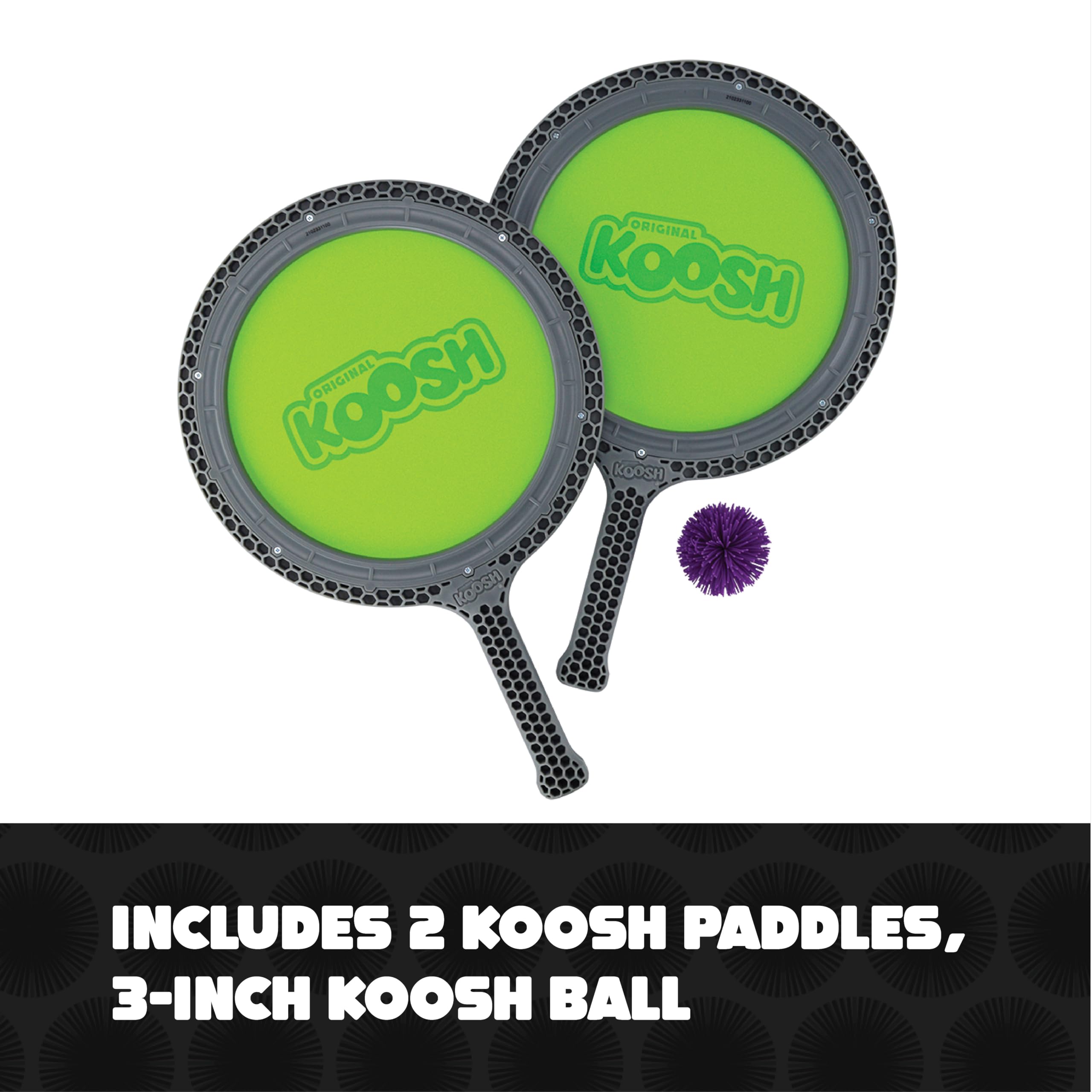 Koosh Paddle Playset - Fun Outdoor & Beach Toys for Kids Ages 4+, Family-Friendly Games for Backyard, Park & Beach Activities - Perfect for Summer Play, Birthday Gifts & Sensory Fidget Toys