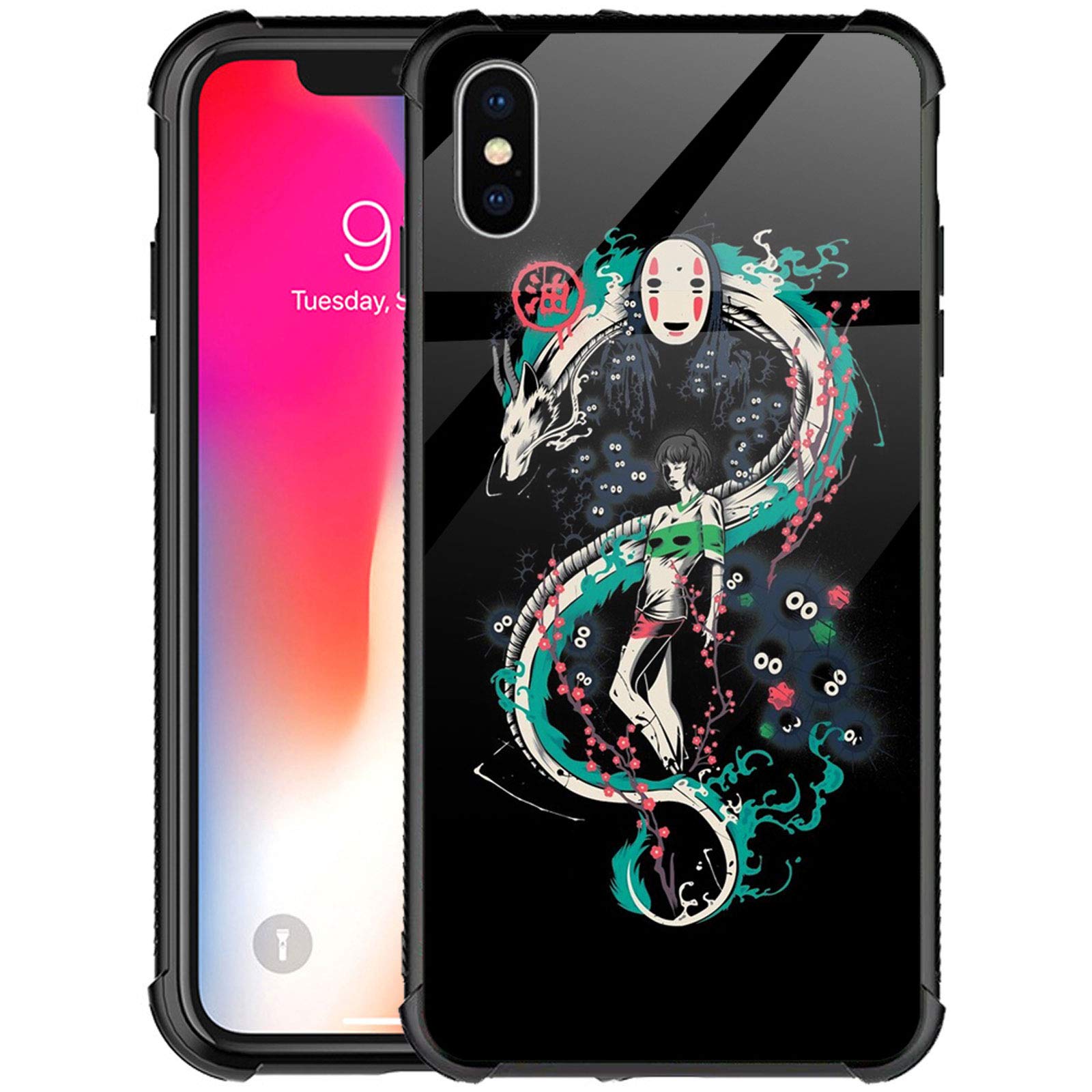 Premium Shockproof iPhone XR Case with Anime Cyan Dragon Design - Non-Slip Protective Cover for Girls | Perfect for Daily Use, School & Travel