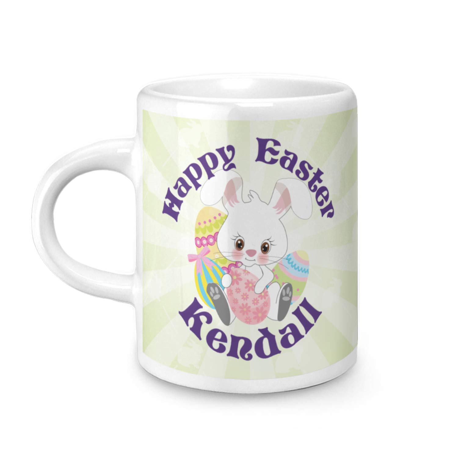 Personalized Easter Bunny Single Shot Espresso Cup - Custom Ceramic Coffee Mug for Easter Gifts, Party Favors & Home Decor - Perfect for Holiday Celebrations, Coffee Lovers & Collectors