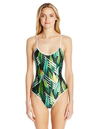 Stylish Women's Scoop Neck String One-Piece Swimsuit | Sexy Monokini Bathing Suit for Beach, Pool & Summer Vacations