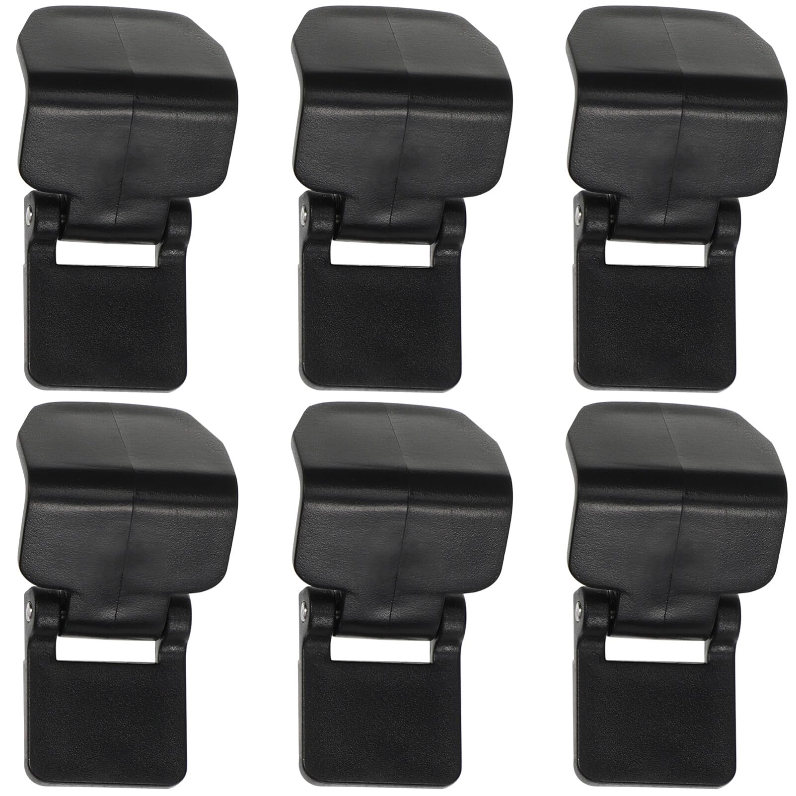 6-Piece Plastic Terrarium Screen Clips - Secure Terrarium Cover Clips & Escape-Proof Buckle Latches for Reptile Enclosures & Food Storage Containers | Ideal for Reptile Habitats, Gardening, and Kitchen Organization