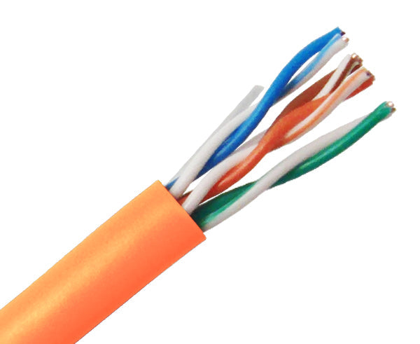 1000FT CAT5E Riser Bulk Ethernet Cable - CMR ETL Certified, Solid Copper UTP 24 AWG for Home & Office Network Installation