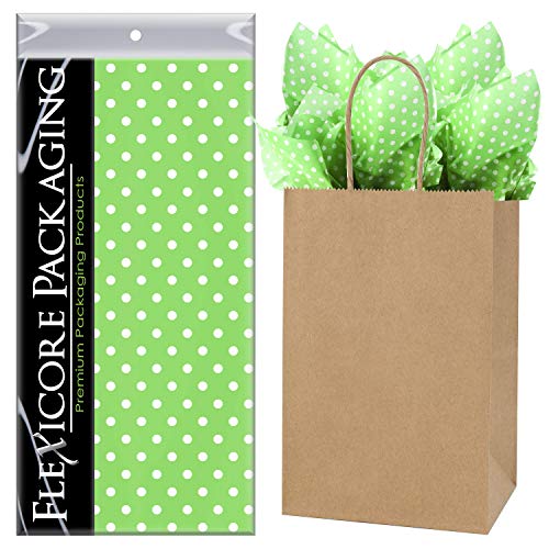 Lime Green Polka Dots