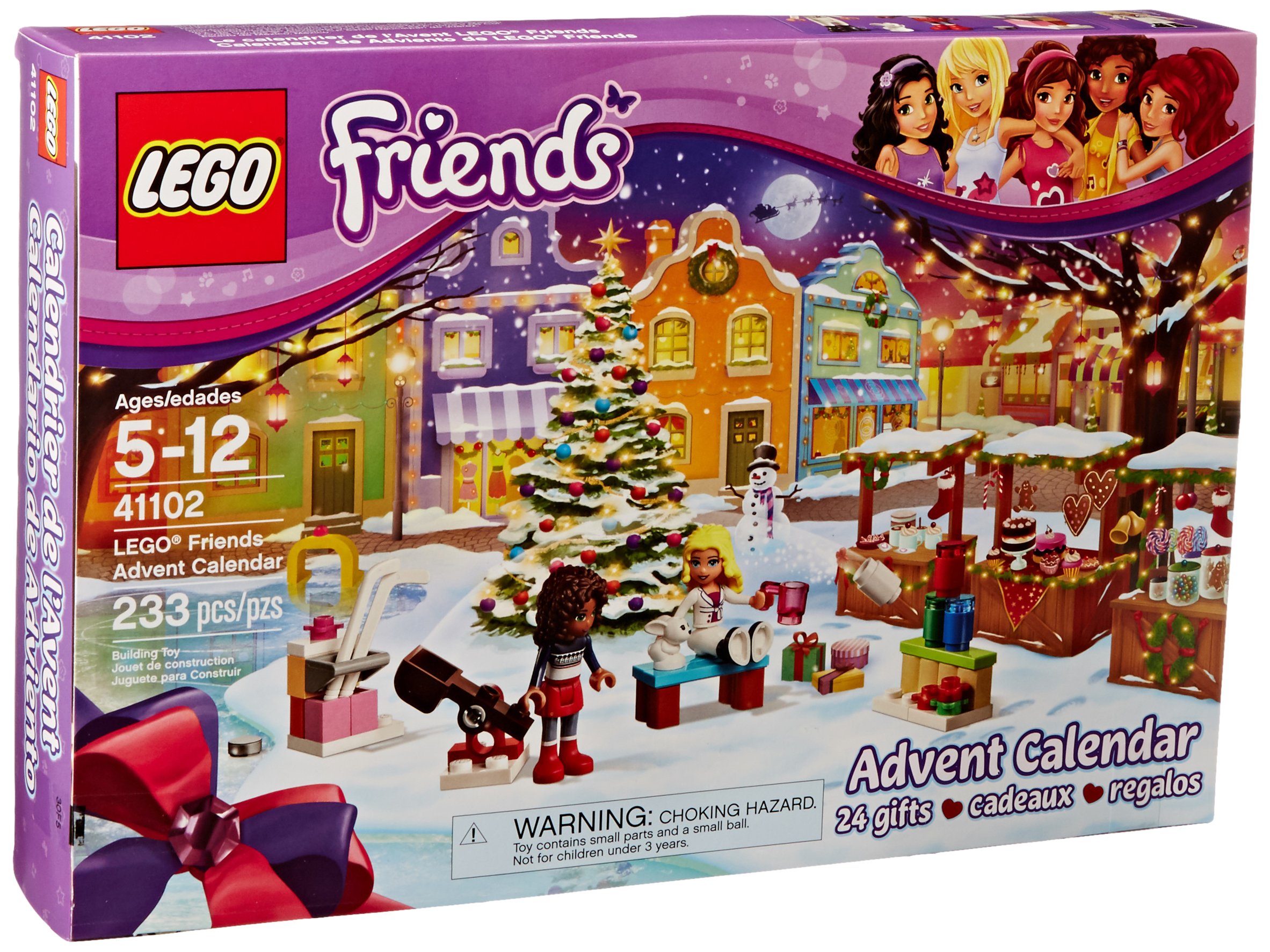 LEGO Friends 41102 Advent Calendar Building Kit - Holiday Countdown Toy for Kids, Christmas Gift for Girls & Boys, Creative Play Set for Family Fun