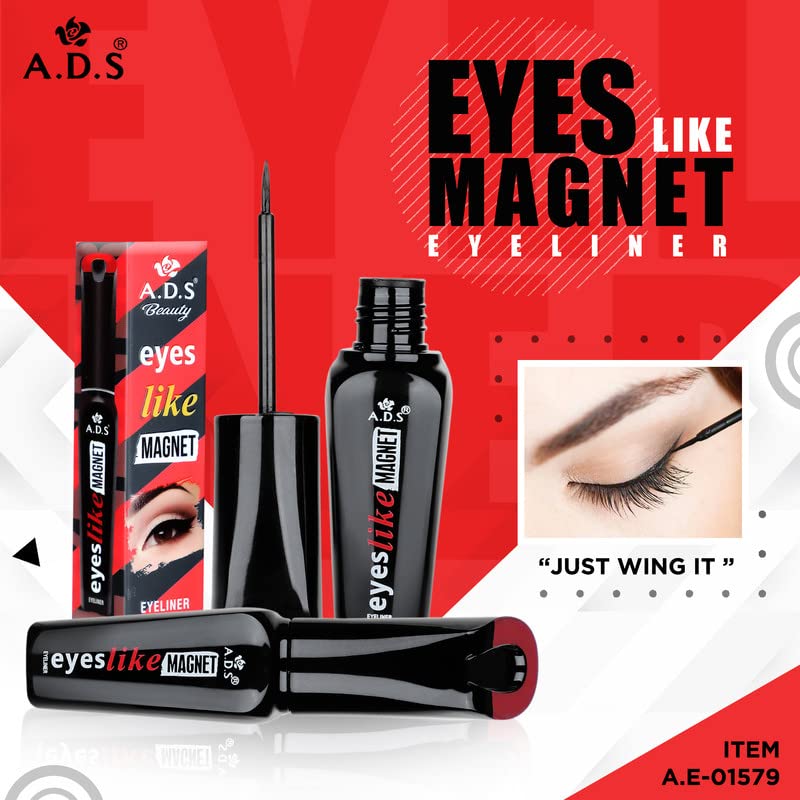 ADS Magnetic Eyeliner for Long-Lasting Eyelash Extensions (1579E) - Perfect for Parties, Weddings & Special Occasions