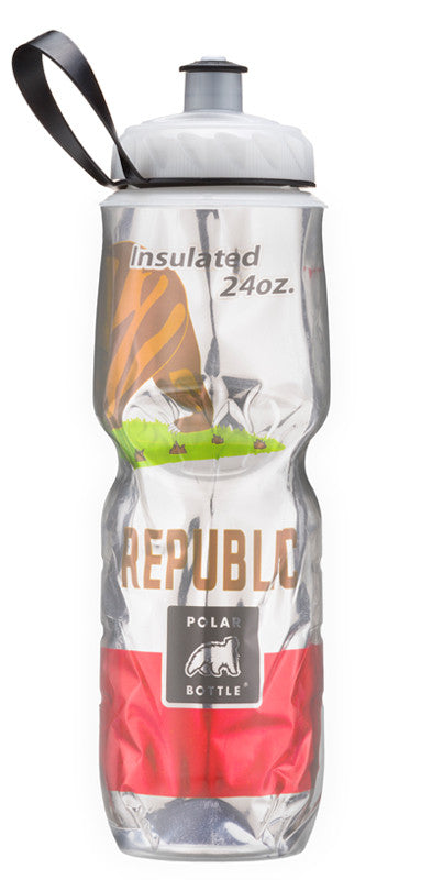 **Polar Bottle 24oz (710mL) Insulated Water Bottle - Limited Edition State Flag Design | Perfect for Hiking, Gym & Outdoor Adventures**
