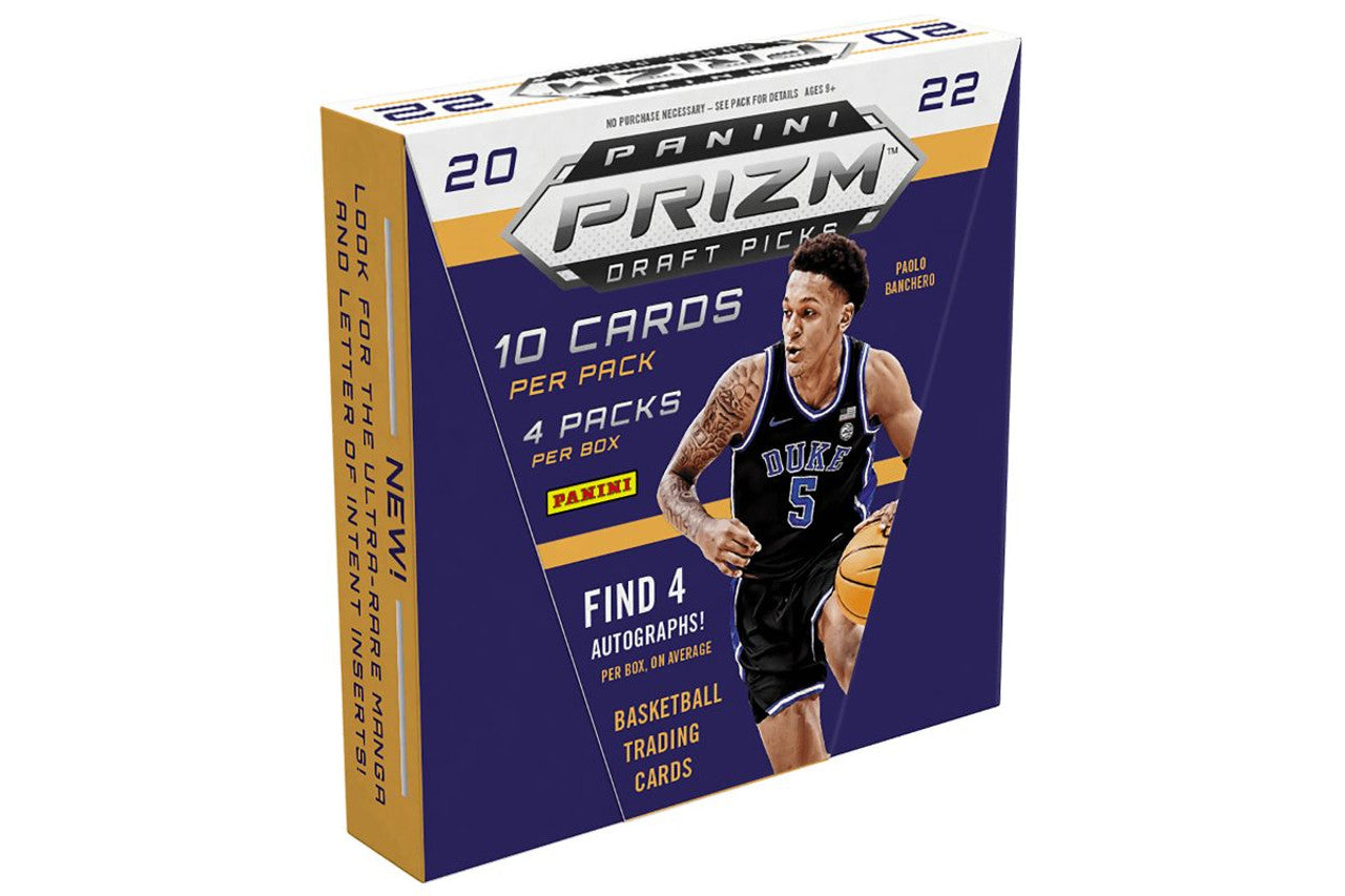 2022 Panini Draft Picks Basketball Hobby Box - 24 Packs with Autograph & Memorabilia Cards - Collectible NBA Trading Cards for Fans & Investors - Perfect for Gifts, Collections, and Fantasy Basketball Leagues