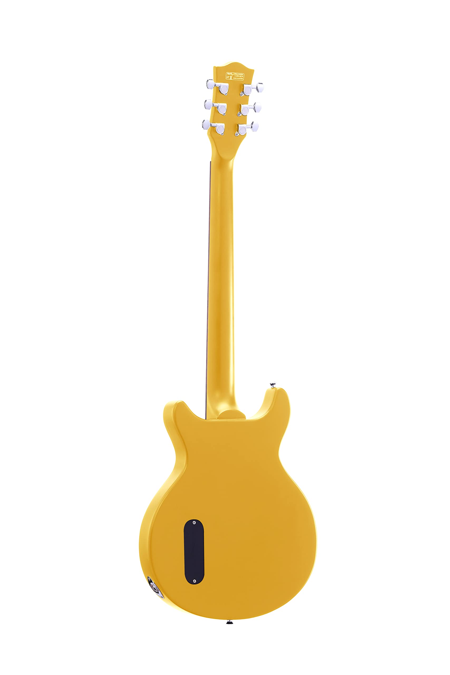 IYV 6-String ILJR-200 Solid Basswood Electric Guitar - TV Yellow Right-Handed | Perfect for Beginners, Rock Performances & Home Practice