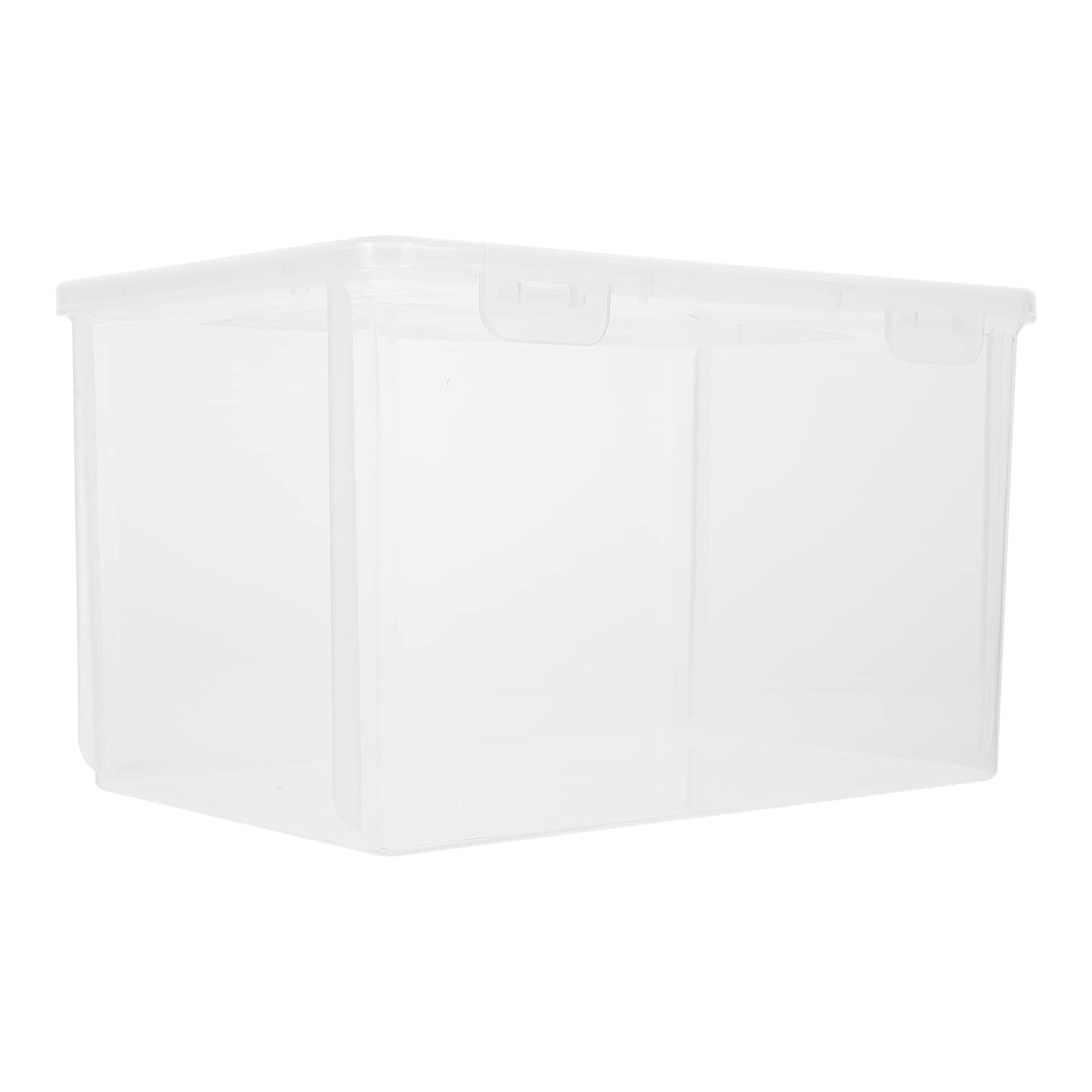 Clear Plastic Bread Storage Box for Kitchen Countertop - 8.37x5.78x5 inch Airtight Bread Keeper Container for Homemade Bread, Toast & Bakery Loaves - Perfect for Refrigerator Storage & Fresh Bread Organization