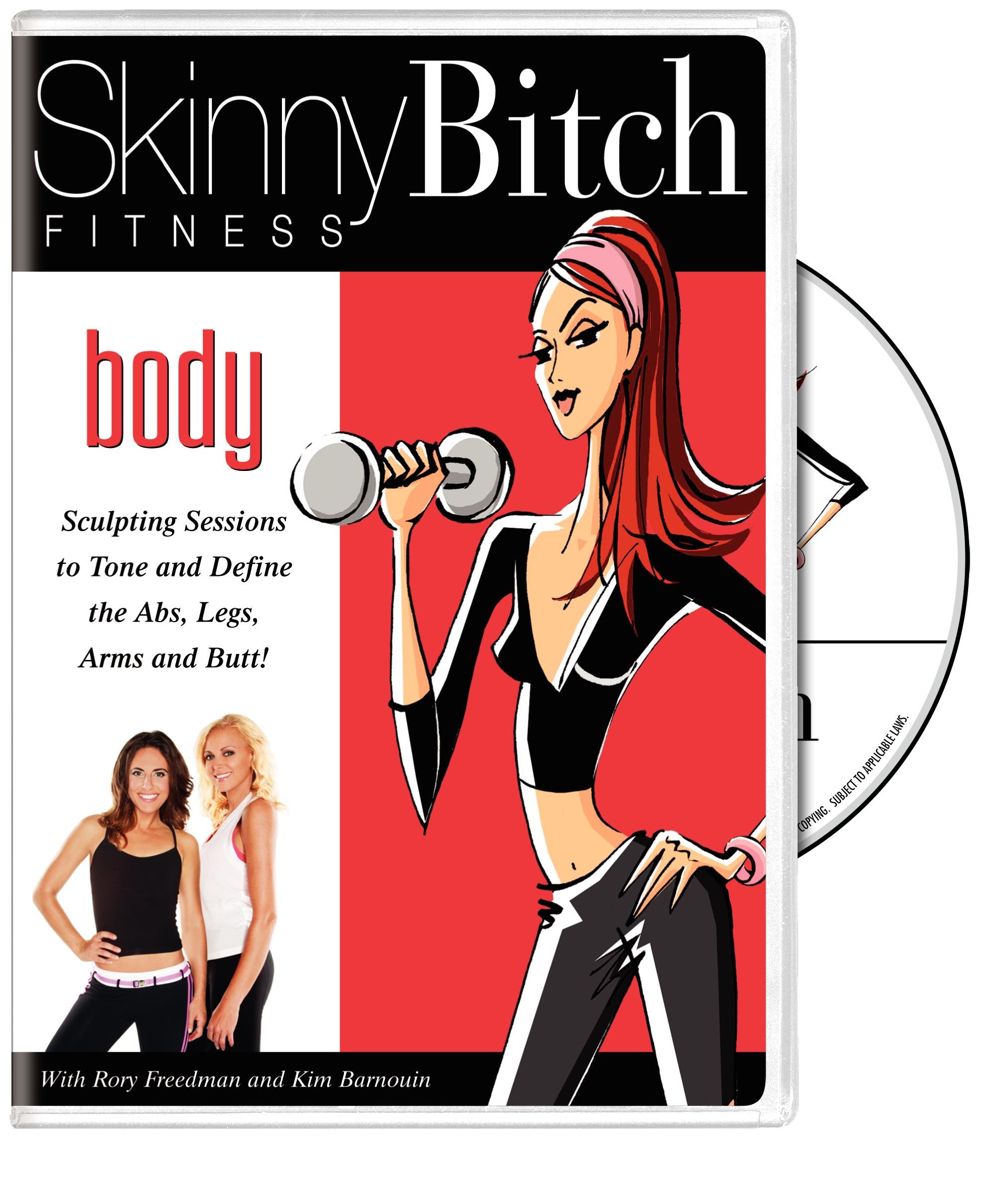 Skinny Bitch Fitness: Full Body Workout Guide for Women - Home & Gym Exercise Routines for Weight Loss & Toning