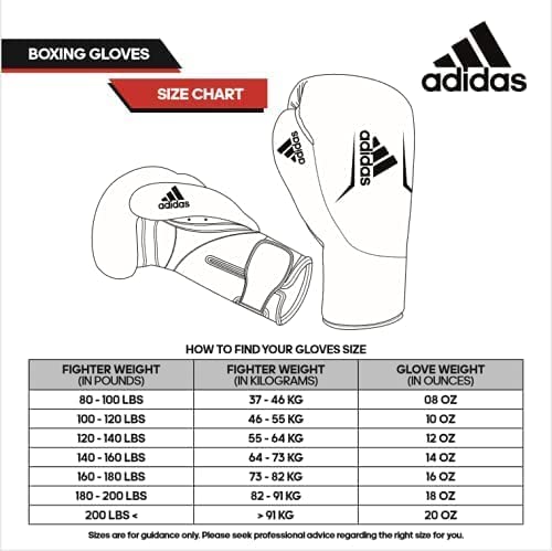 Adidas Heavy Bag Boxing Set with Hybrid 150 Gloves & Protective Inner Gloves - Home Gym Training Bundle for Boxing, Kickboxing & MMA - Red/Gold/White/Black - 10oz/12oz/16oz Gloves & 4ft/5ft Bags - Perfect for Home Workouts, Martial Arts Training & Fitness Routines