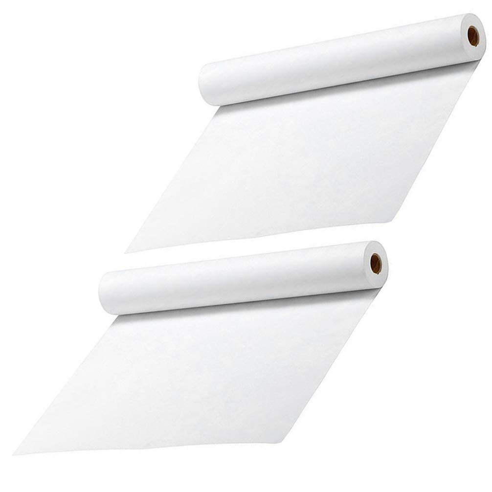 Alipis 2-Pack White Kraft Drawing Paper Roll - 9x400 Inch Art Paper for Painting, Poster Making, Wrapping & DIY Crafts - Perfect for Artists, Classrooms & Gift Wrapping Projects