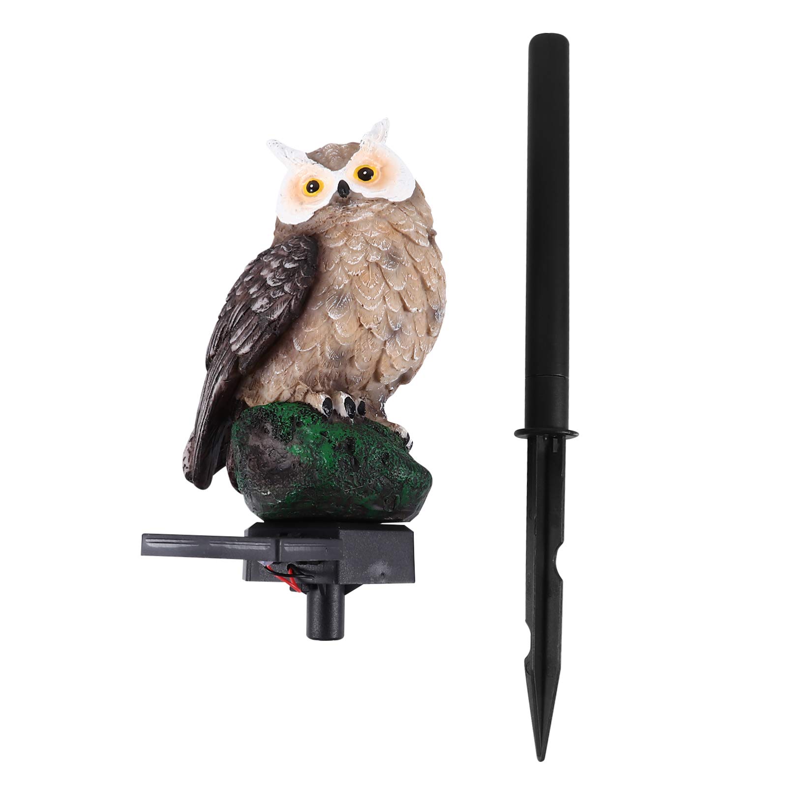 Solar Owl Garden Stake Lights - Waterproof LED Solar Powered Lawn Lamps for Pathway, Yard & Patio Decor | Outdoor Landscape Lighting with Night Light Feature | Perfect for Garden, Walkway and Backyard Decoration