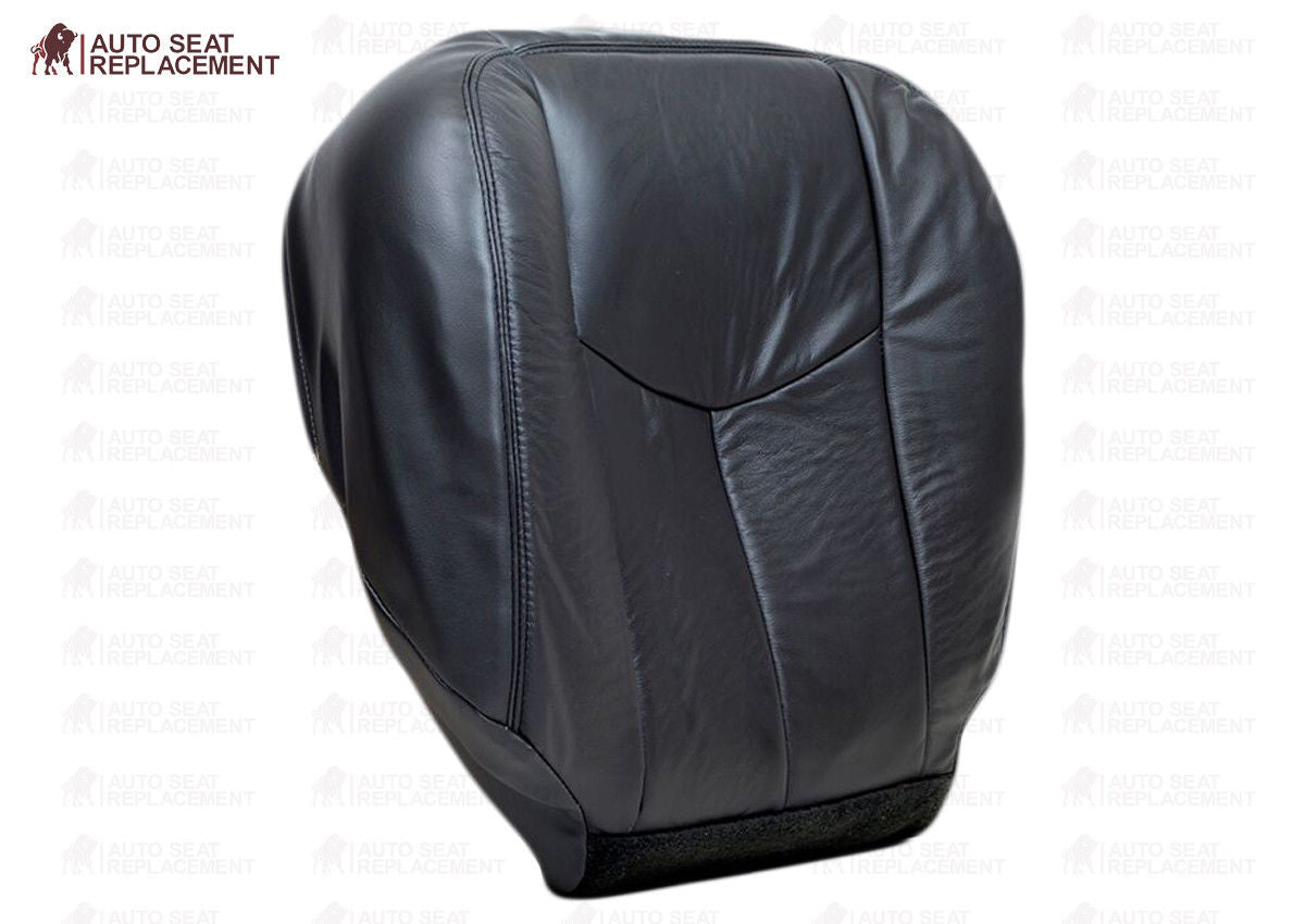 2003-2007 GMC Sierra Seat Covers - Premium Dark Gray Leather or Vinyl Seat Protectors for Trucks | Durable & Comfortable for Daily Driving & Road Trips