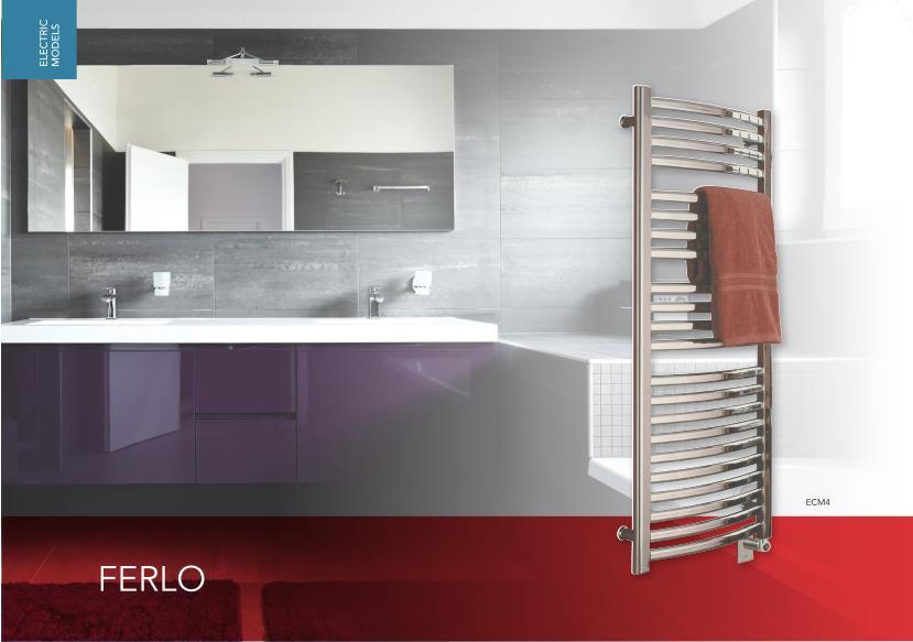 Myson Contemporary Designer FERLO ECM3 Hardwired Towel Warmer - 30