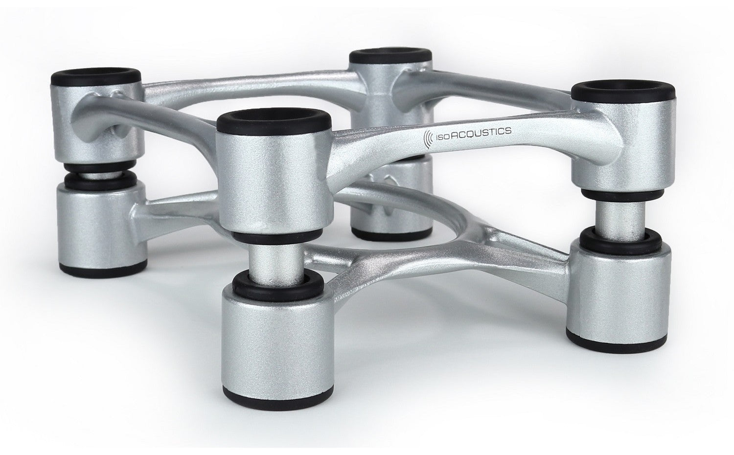Isoacoustics Aperta Sculpted Aluminum Acoustic Isolation Stands - Premium Studio Monitor Isolation Pads (Pair) for Home & Professional Audio Setup