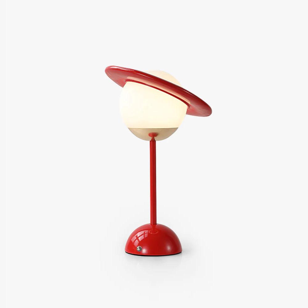 Saturn Planet Table Lamp - 3D Printed LED Night Light for Kids Room, Bedroom Decor - Perfect for Space Themed Nursery, Study Desk & Gift for Astronomy Lovers