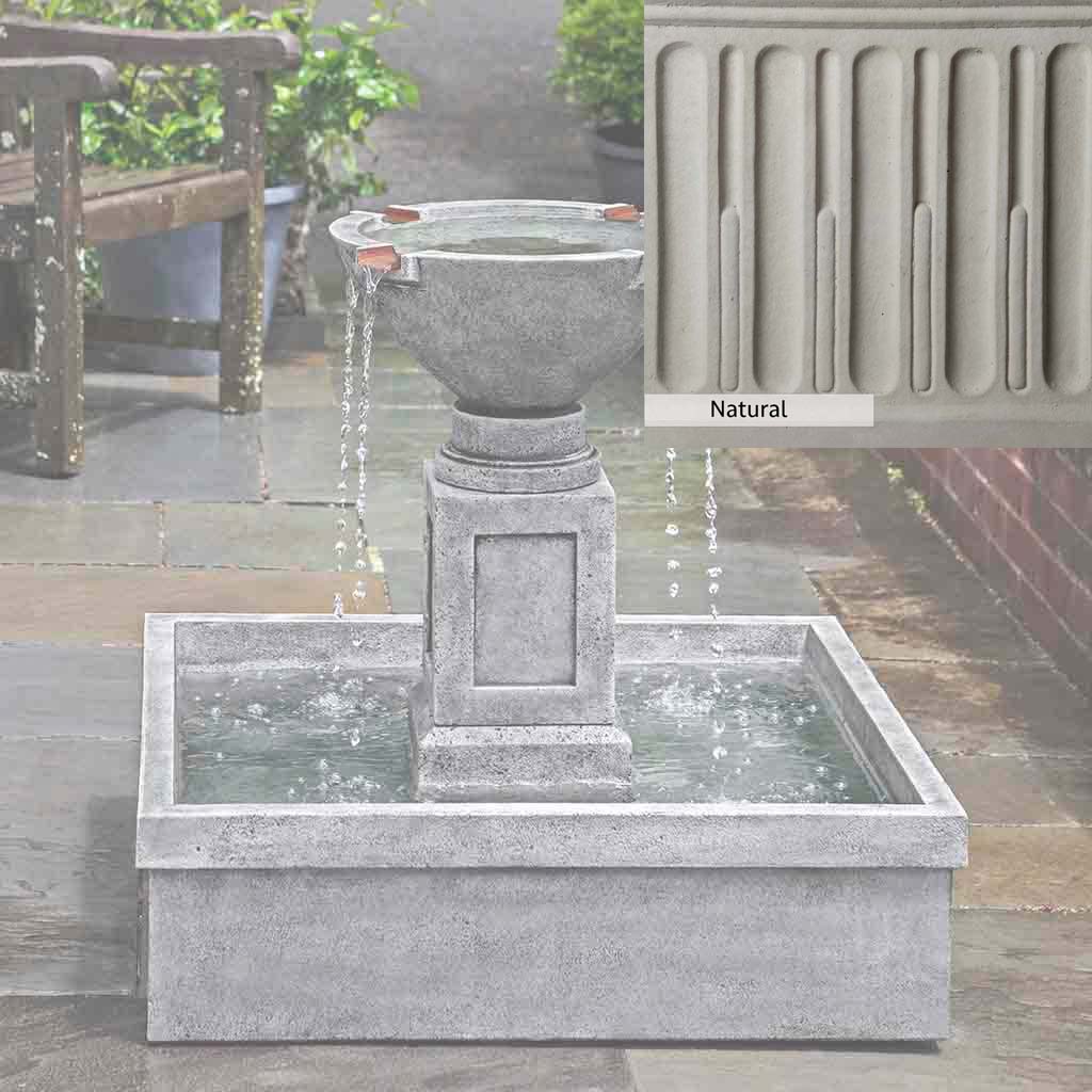 Campania International Rittenhouse Outdoor Garden Fountain - Classic Tiered Water Feature for Patio, Yard, and Landscape Decor