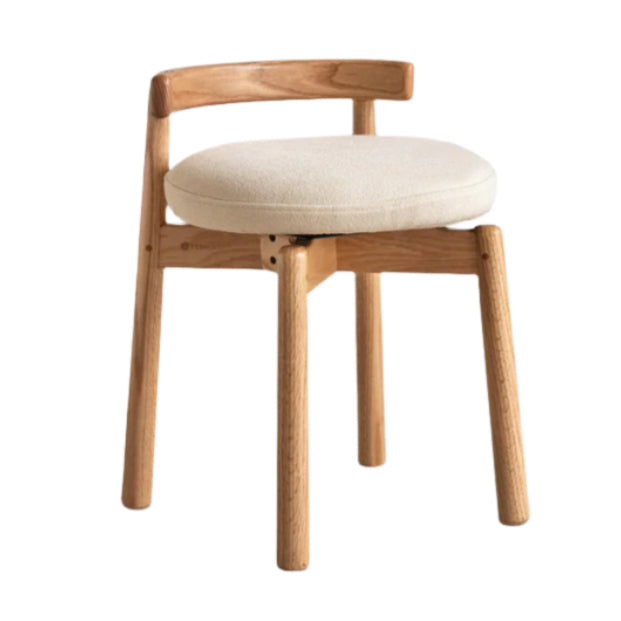 15.7x16.1x21.7 inch / 40x41x55 cm / natural wood color / stool