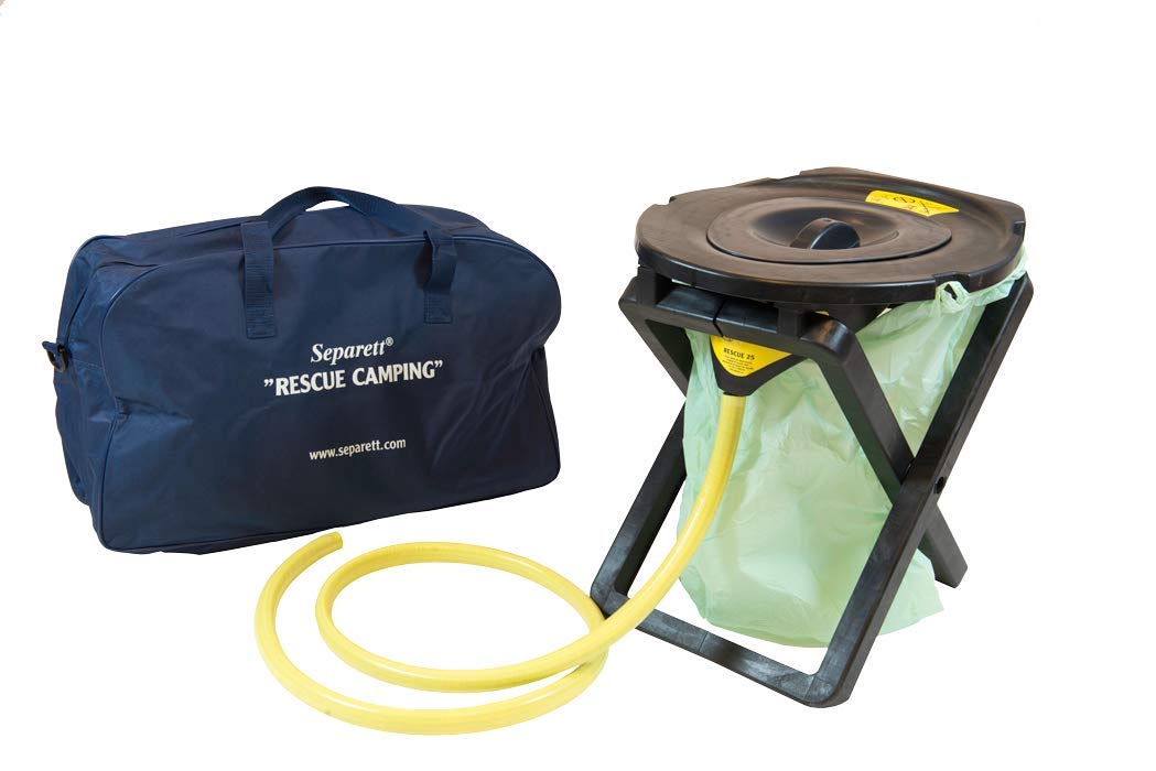Portable Camping Toilet with Urine Separator - 25L Capacity for Outdoor, RV & Emergency Use | Lightweight & Eco-Friendly Design