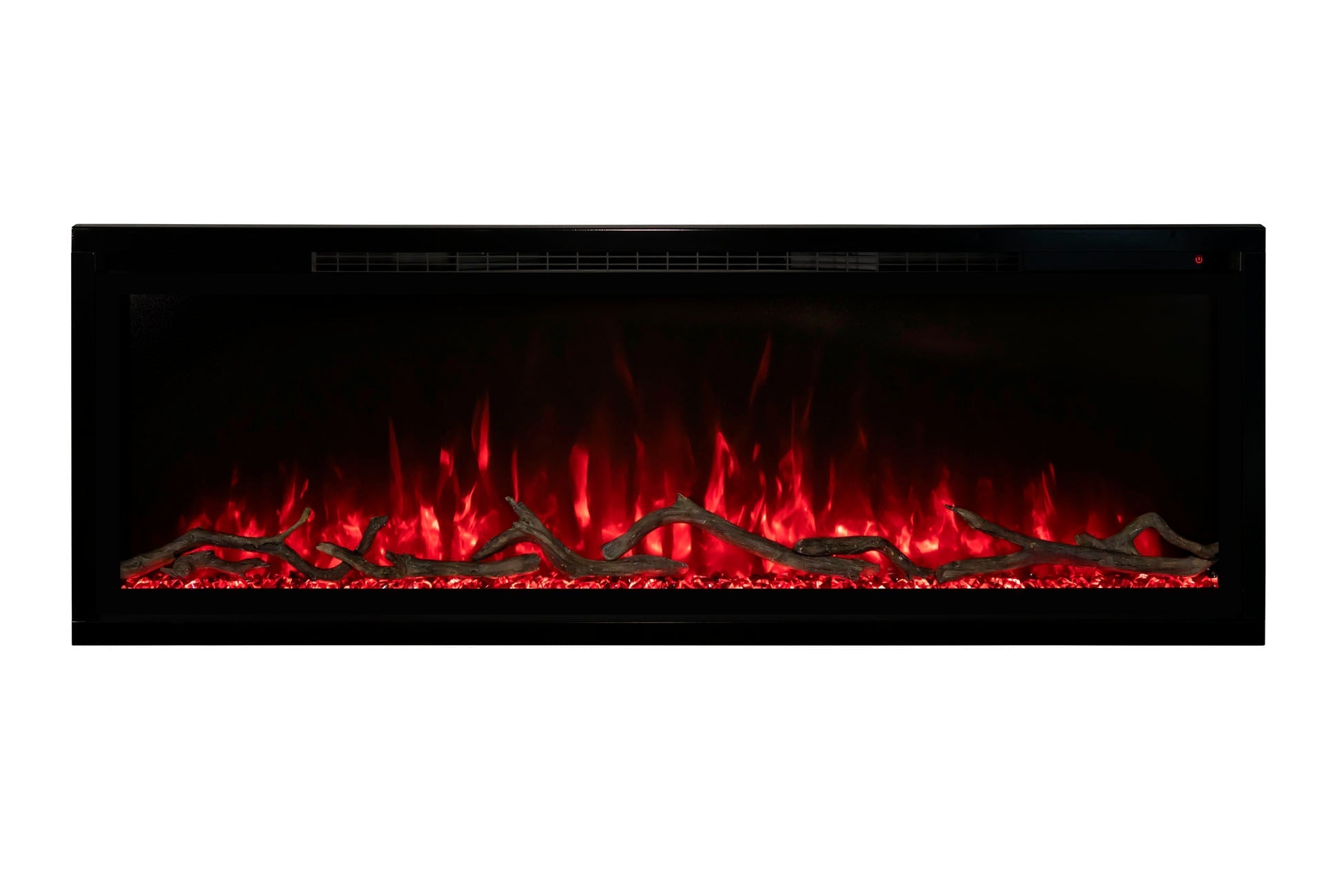 Modern Flames Allwood Fireplace Media Wall in Weathered Walnut - 60