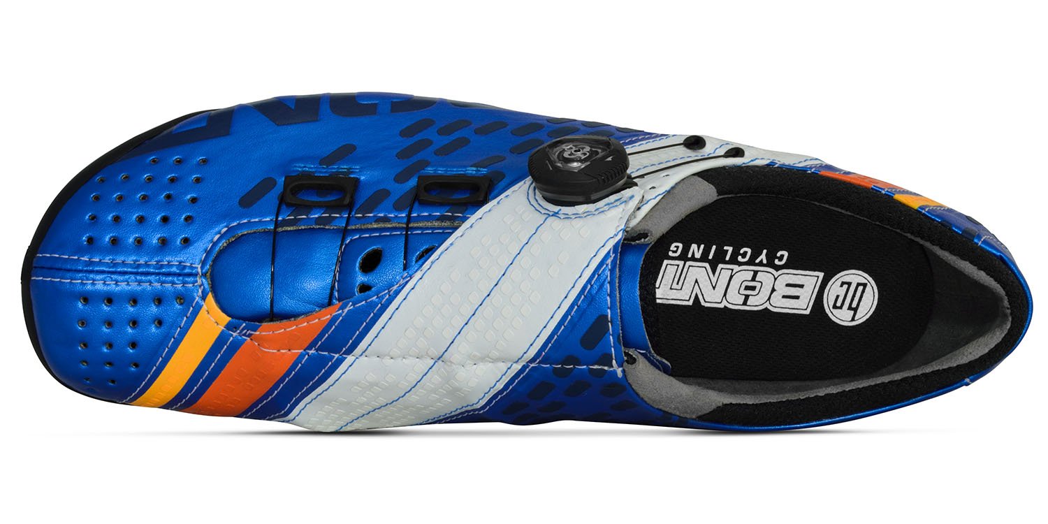 Bont Helix Road Cycling Shoes for Men & Women - Lightweight Carbon Fiber Performance Bike Shoes for Competitive Cyclists | Perfect for Road Racing, Triathlons & Indoor Training