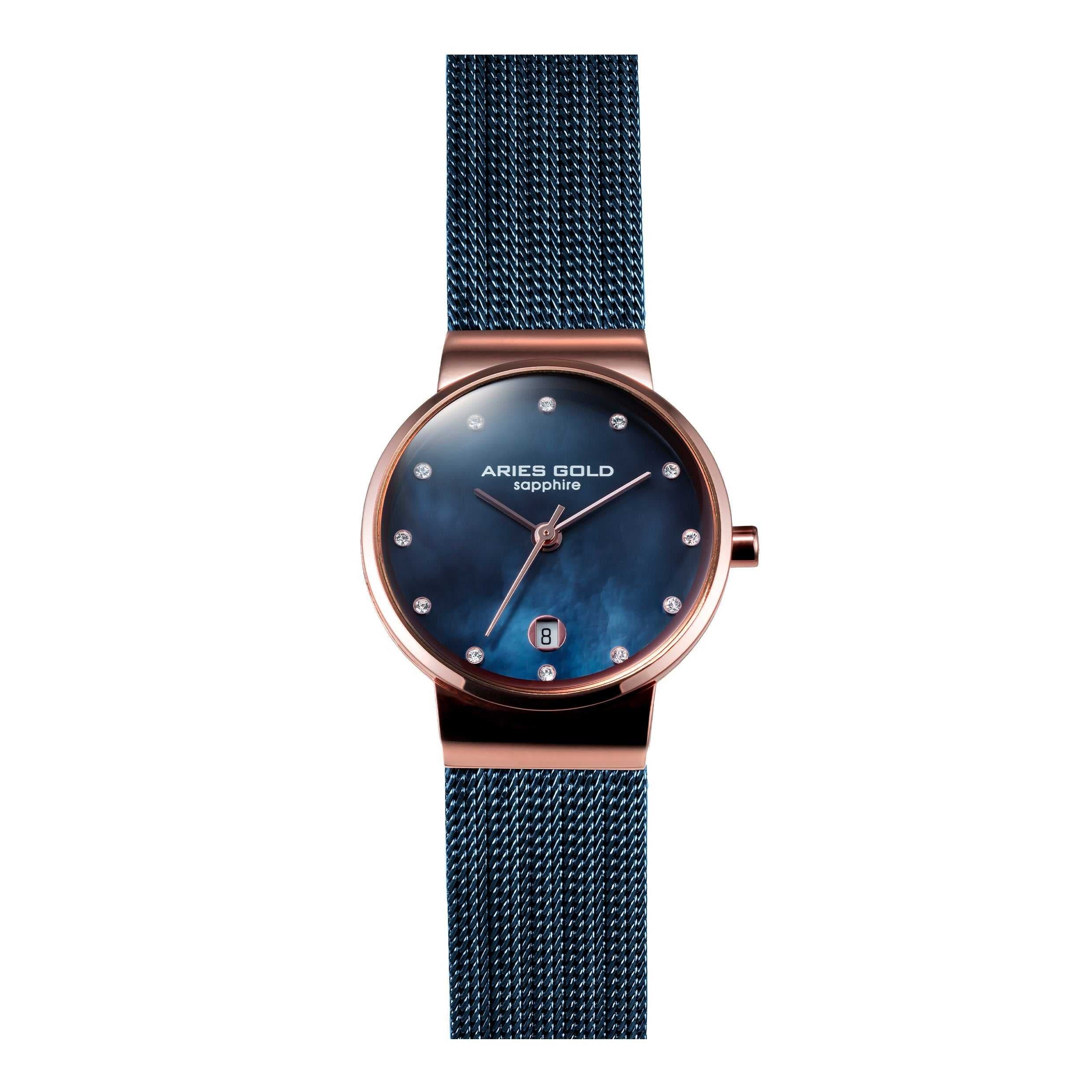 Aries Gold Enchant Camille L 5002 2TR BUMOP Women's Luxury Watch - Elegant Timepiece for Women, Perfect for Business, Party & Special Occasions