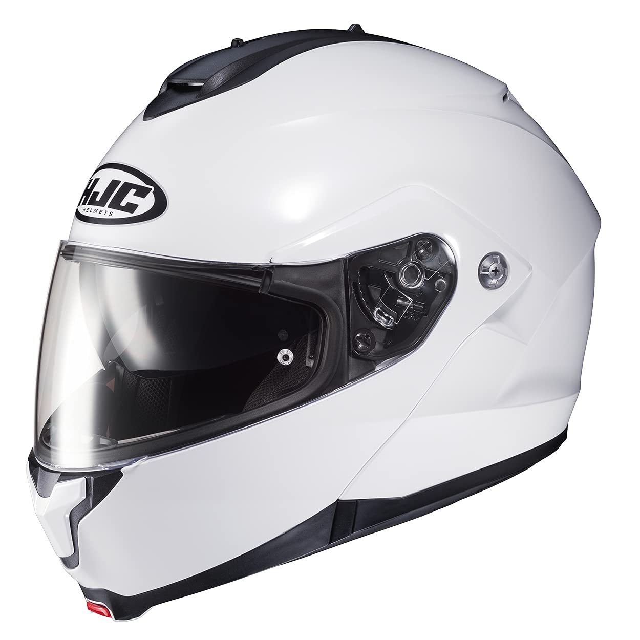HJC Unisex-Adult Flip-Up Modular Motorcycle Helmet (White, XS) - DOT Certified, Lightweight & Comfortable for Commuting, Touring & Urban Riding
