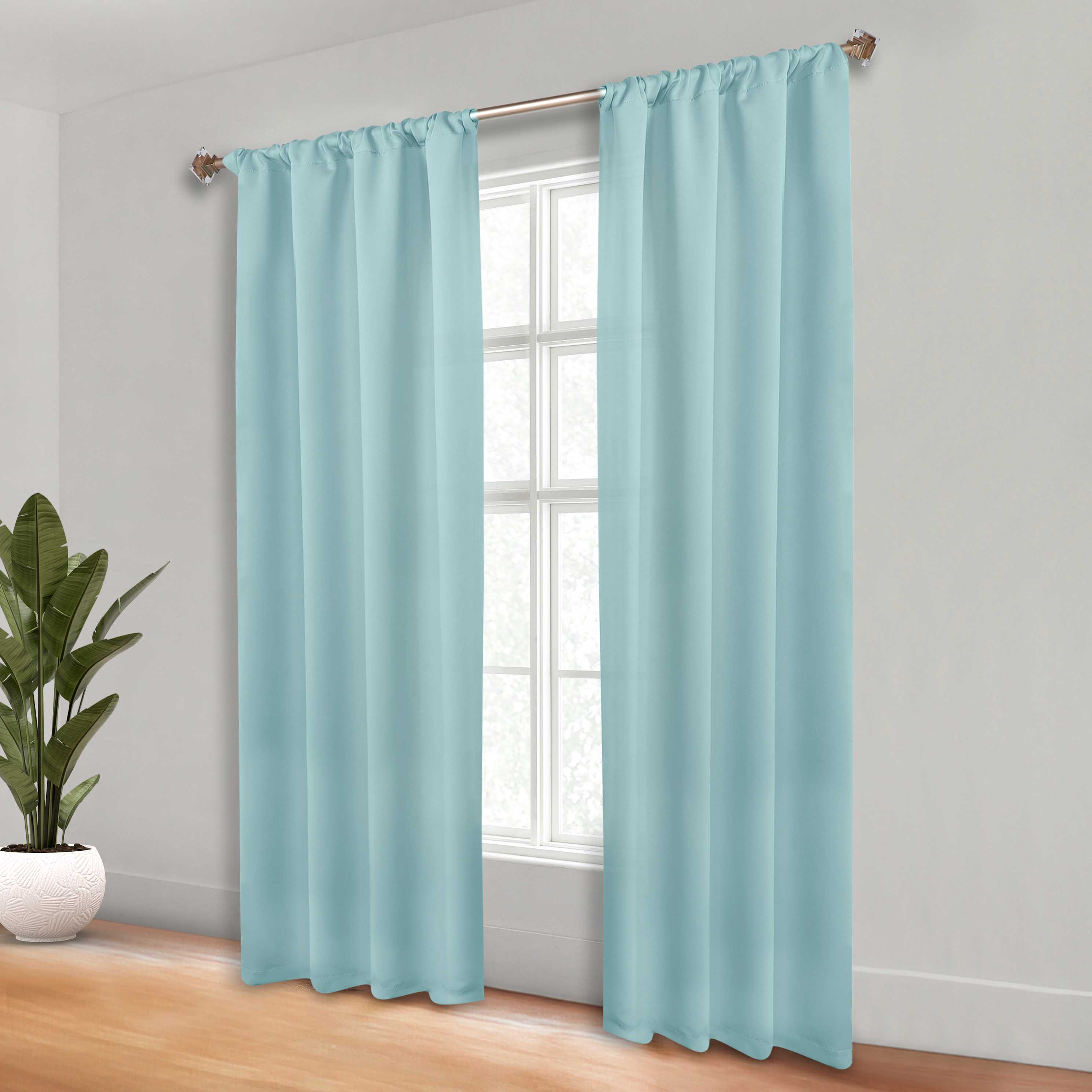 Blackout Curtains for Bedroom - Machine Washable, Thermal Insulated, Noise Reducing - Set of 2 Panels - Perfect for Nursery, Home Theater & Shift Workers (42x84 Inches)