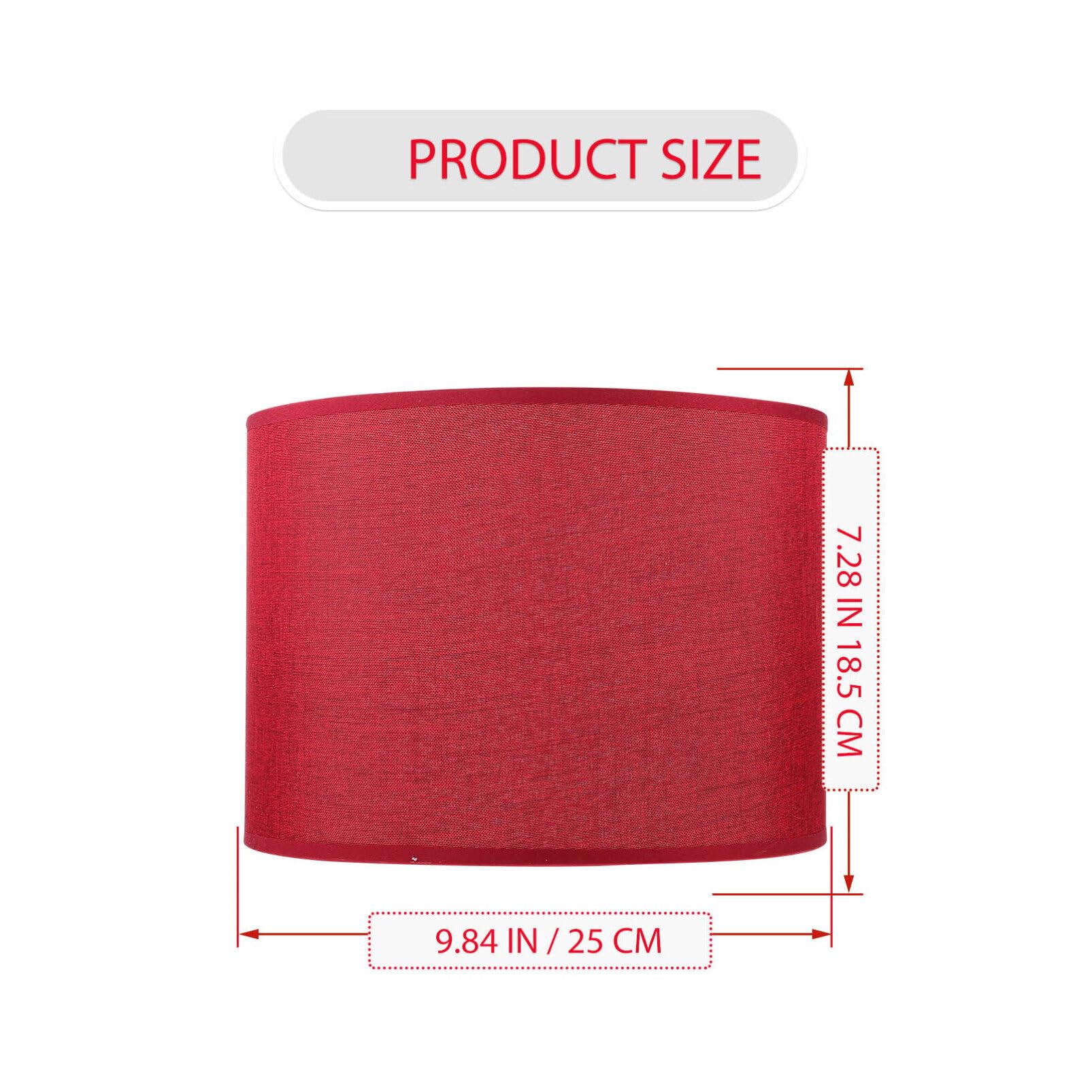 Simple Style Circular Fabric Lamp Shade - Modern Pendant Lighting Accessory for Home Decor | Perfect for Living Room, Bedroom & Nursery Lighting
