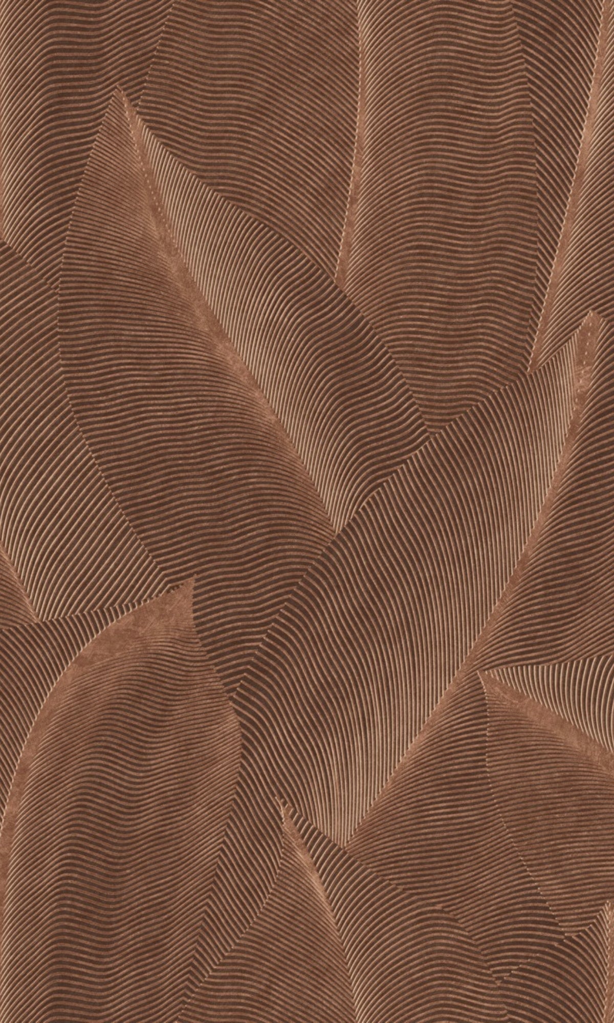 Brown Bold Digital Leaf Wallpaper R9032 - Modern Peel and Stick Removable Wallpaper for Living Room, Bedroom, Nursery & Office Decor