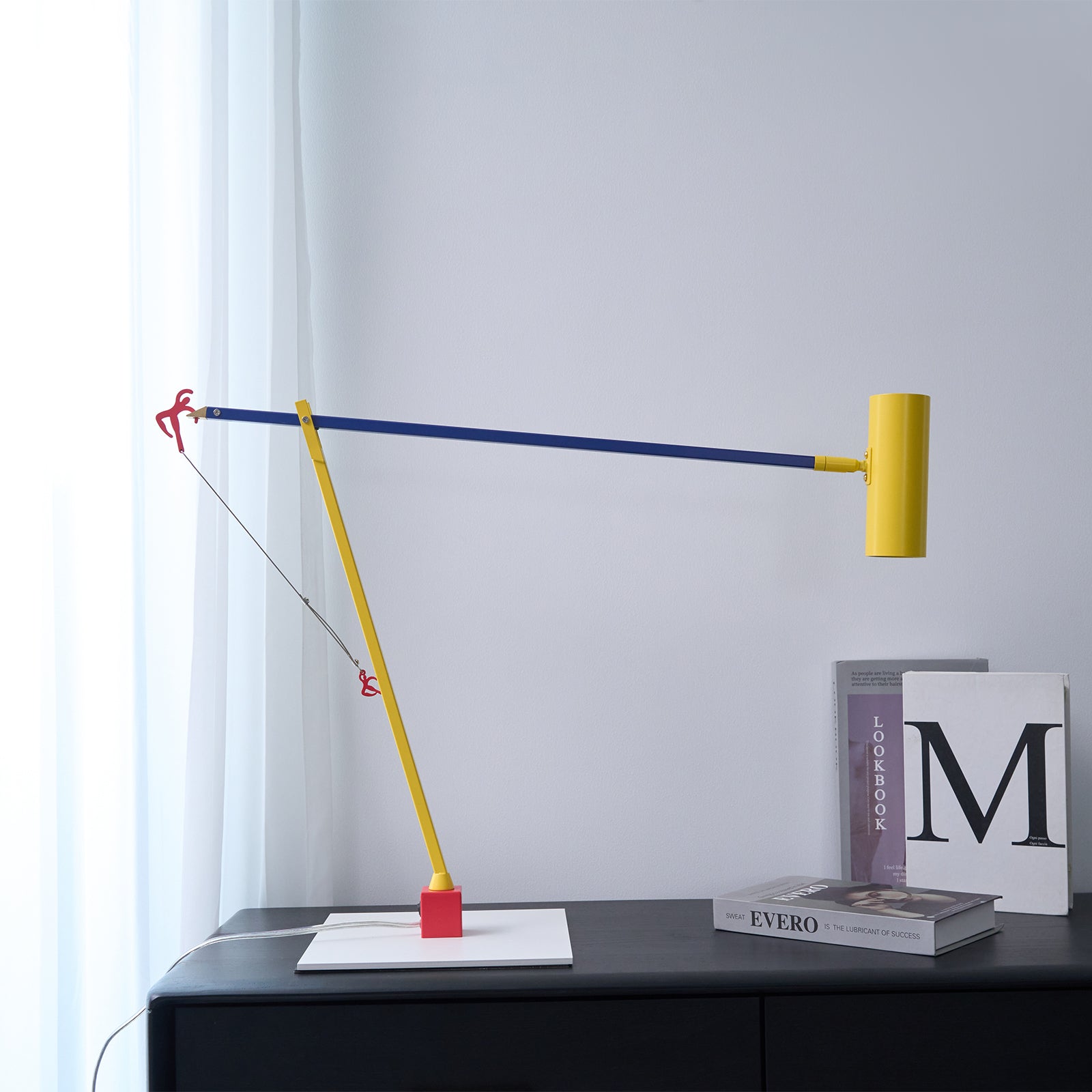 Ettorino Modern LED Table Lamp - Adjustable Brightness, USB Charging Port, Night Light for Bedroom, Living Room, and Office Desk