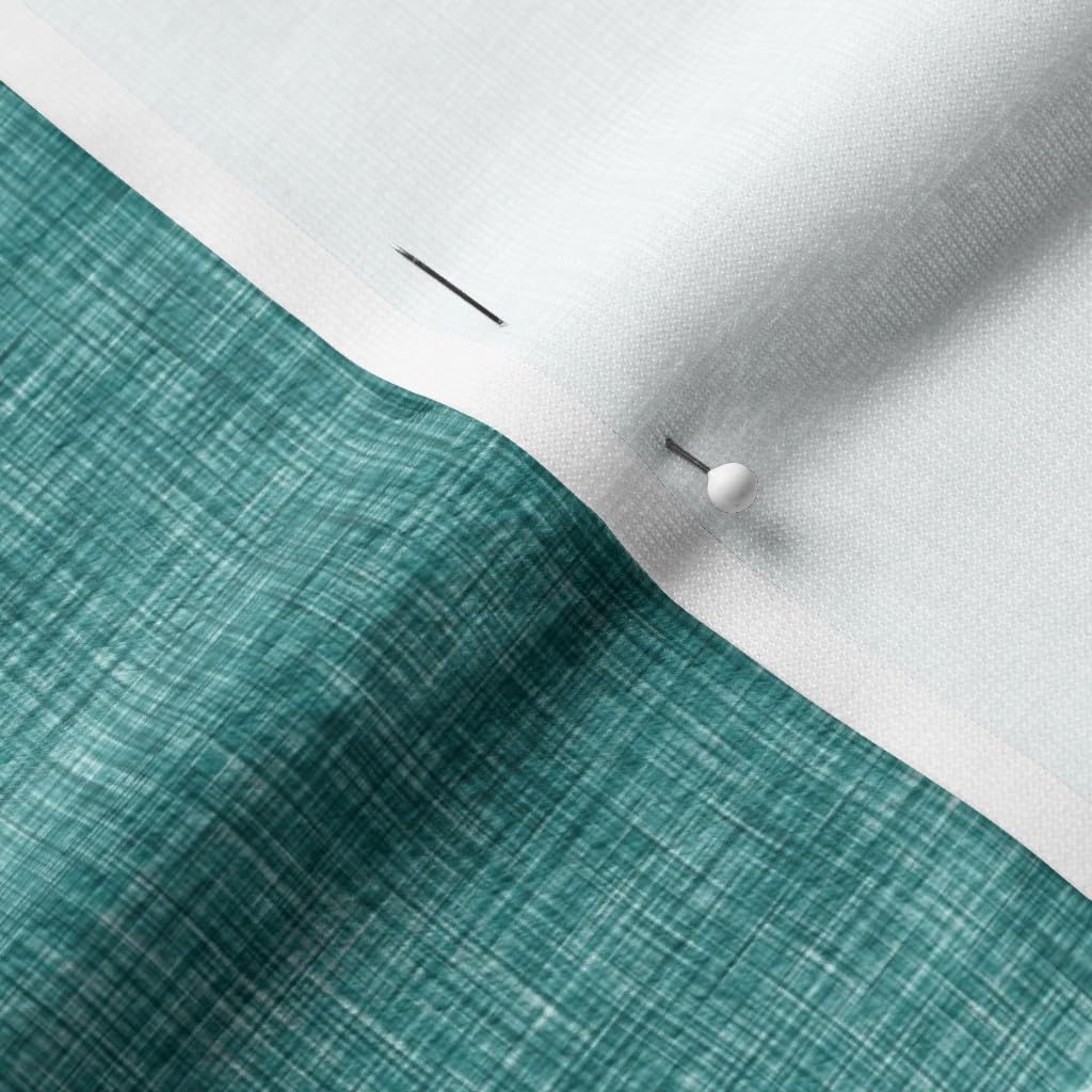 Wood Solid Teal Printed Minky Fabric Fat Quarter - Soft Plush Fabric for Sewing Baby Blankets, Quilt Backing & DIY Projects - Perfect for Nursery Decor, Baby Gifts & Cozy Home Crafts