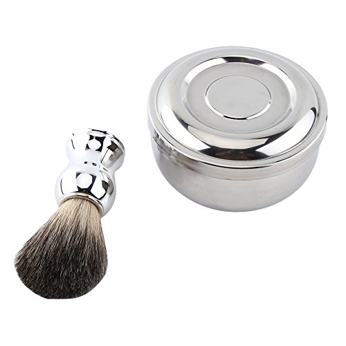 Premium Men's Shaving Kit - 2-Piece Alloy Razor Set with Shaving Bowl for Smooth Face & Body Hair Removal | Perfect Gift for Him, Travel & Home Grooming Essentials