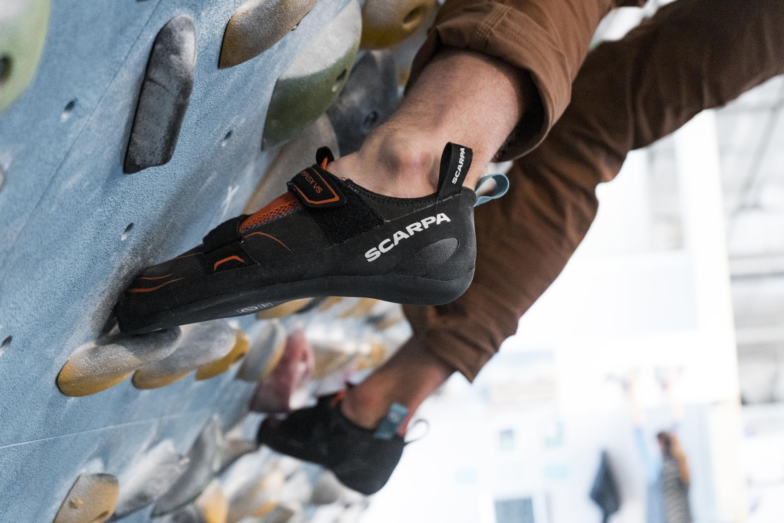 SCARPA Reflex VS Men's Rock Climbing Shoes - Beginner Friendly for Gym Training & Sport Climbing | Perfect for Indoor Climbing Walls & Outdoor Bouldering