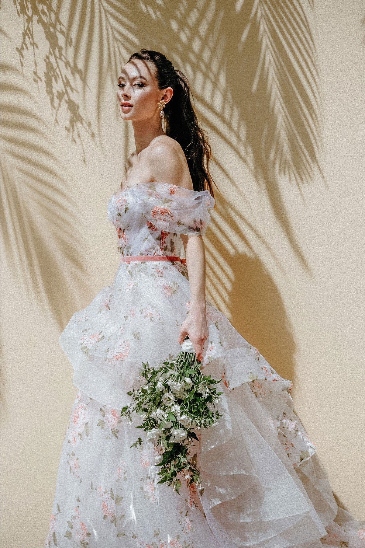 Wtoo Rosabel Floral Gown - Elegant Wedding Dress with Lace Appliques & Floral Embroidery | Perfect for Bridal Ceremonies, Formal Events & Special Occasions