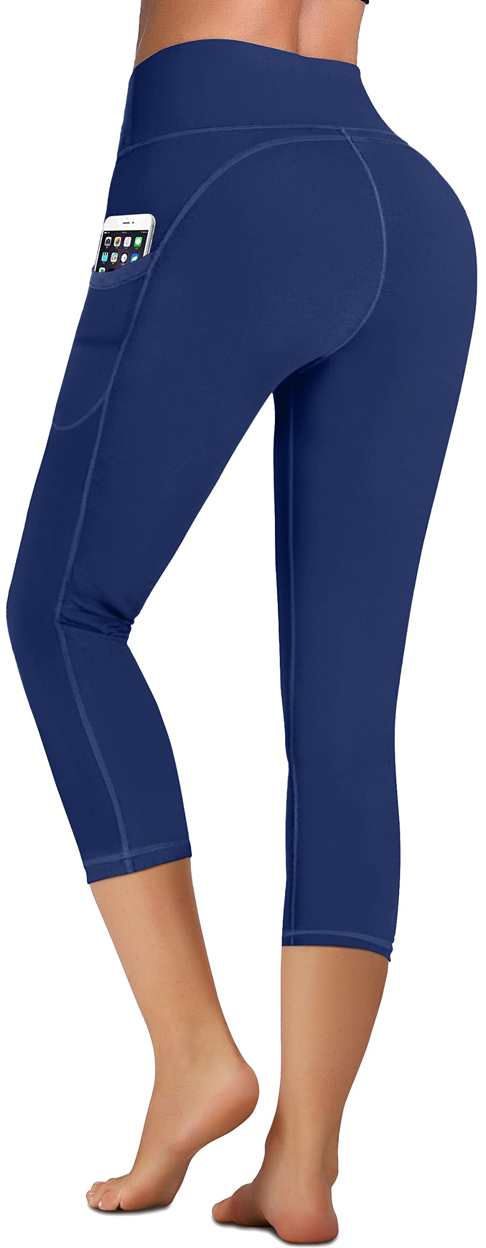 IUGA High Waist Yoga Pants with Pockets - Women's Tummy Control Workout Leggings, 4-Way Stretch for Running, Gym & Lounge Wear