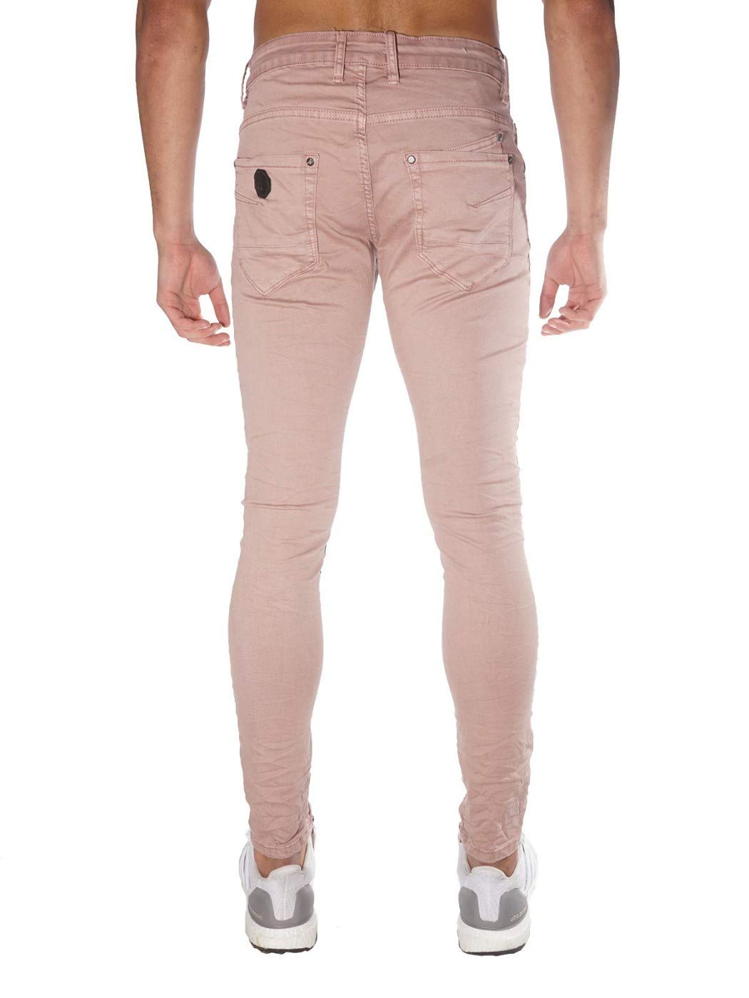 Slim-Fit Jeans for Women - High Waisted Stretch Denim Pants (Rose Pink) | Comfortable & Stylish for Casual Wear, Office, and Date Nights