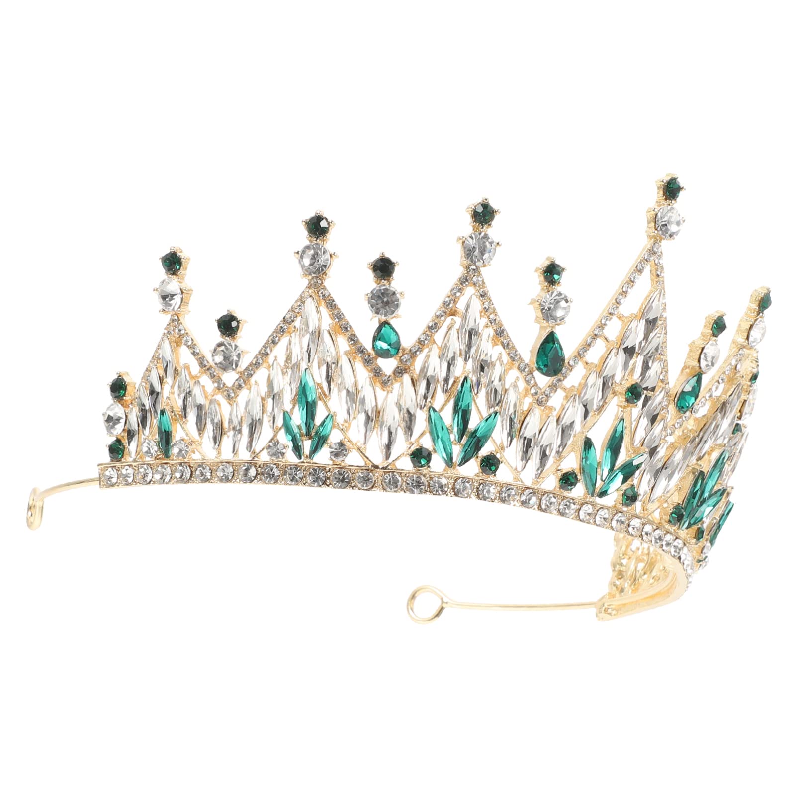 FOMIYES Bridal Crown - Elegant Wedding Hair Accessories for Bride, Women's Tiara, Birthday & Cosplay Crown, Alloy Headband for Miss & Wedding Dress | Perfect for Bridal Showers, Bachelorette Parties & Special Occasions