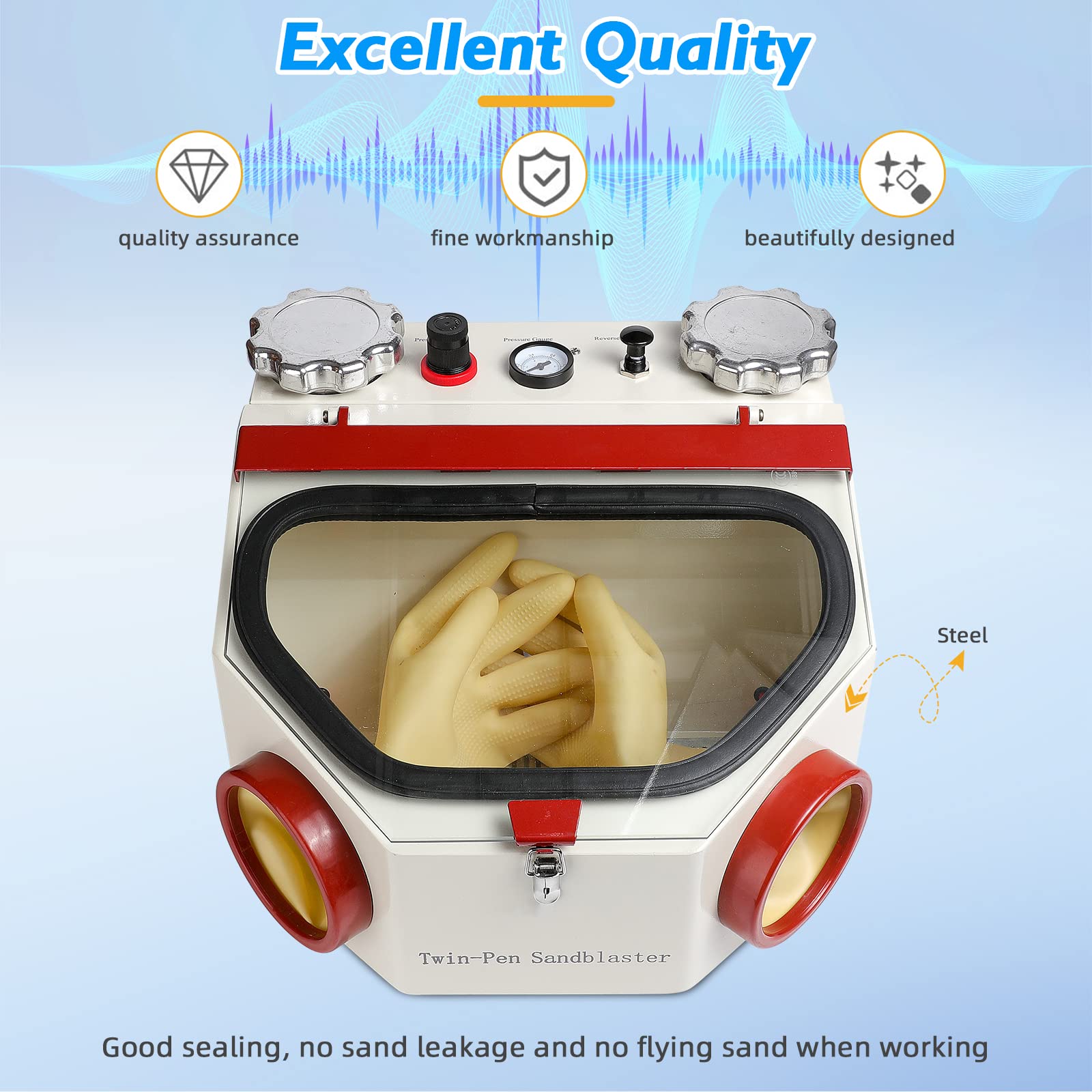 Professional Dental Lab Equipment - High-Precision Surface Treatment Machine with Dual Pen for Crown & Bridge Polishing | Ideal for Dentists & Dental Technicians