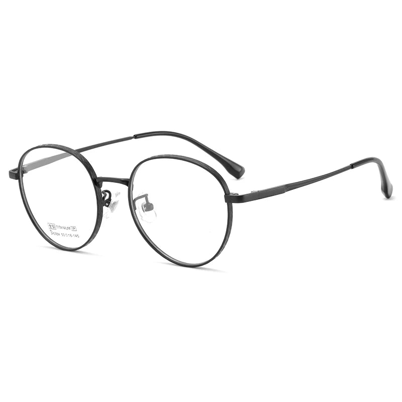 Bclear Unisex Full Rim Small Round Titanium Eyeglasses 6984 - Lightweight & Durable Frame for Reading, Work & Everyday Use