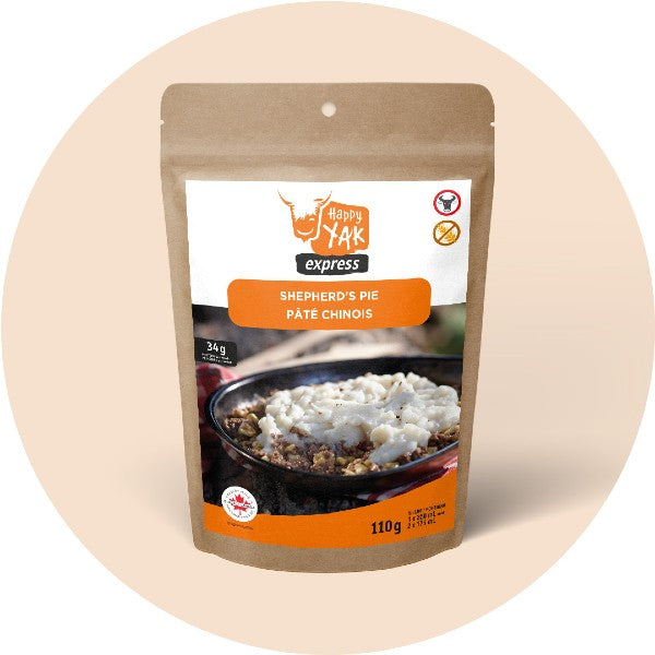 Happy Yak Shepherd's Pie - Premium Frozen Comfort Food | Traditional British Meat Pie with Beef & Vegetables | Easy Microwave or Oven Meal for Family Dinners & Weeknight Comfort Food