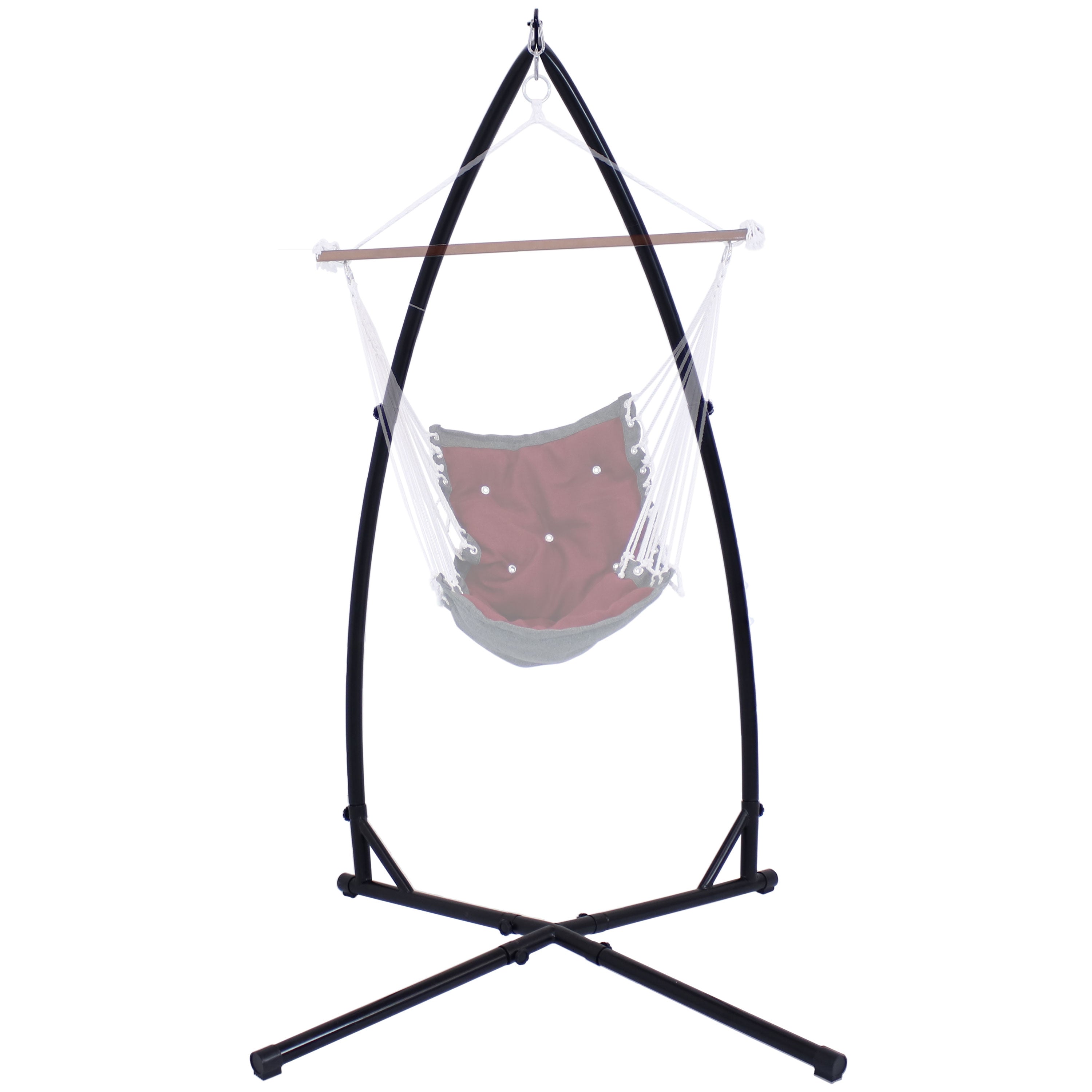 Durable X Stand for Hanging Hammock Chairs - Heavy Duty Indoor/Outdoor Hammock Chair Stand - Perfect for Patio, Garden, Backyard & Relaxation