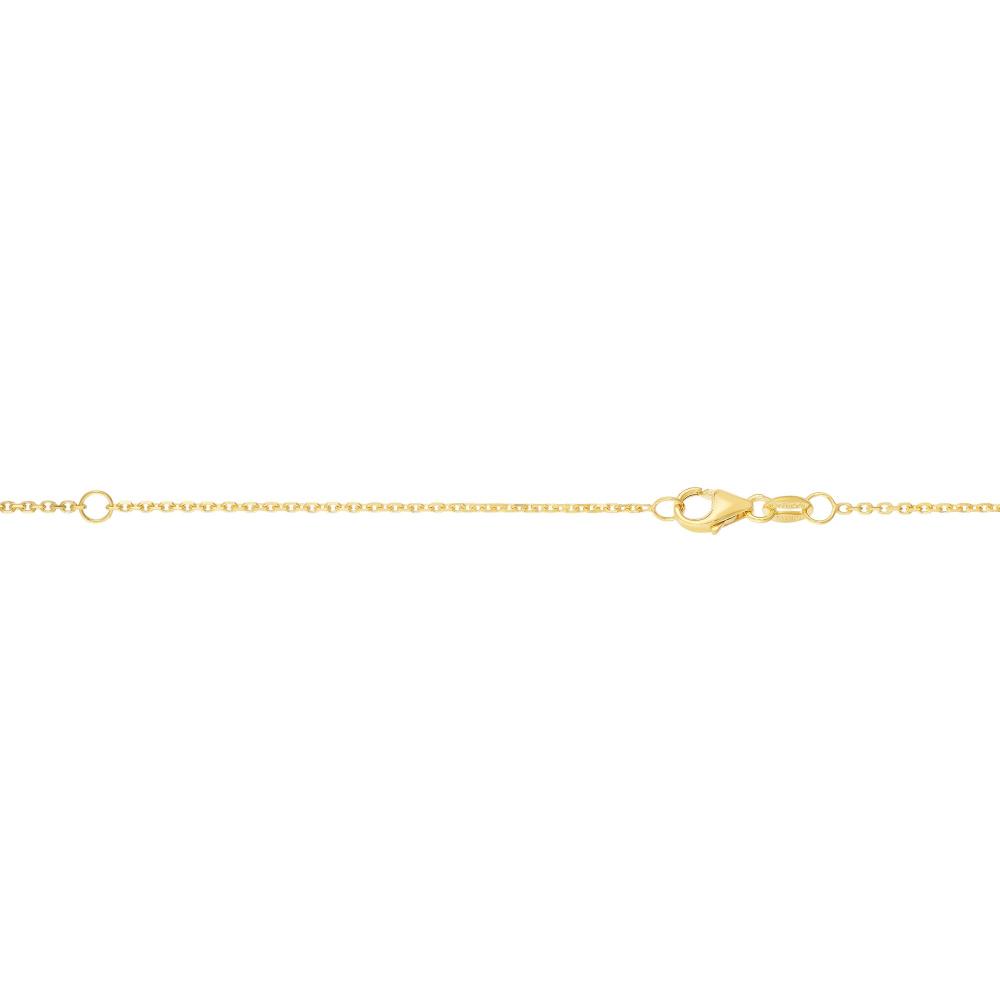 14K Gold 0.87mm Double Extendable Diamond Cut Cable Chain Necklace for Women - Elegant Layering Jewelry for Everyday Wear & Special Occasions